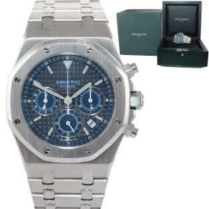 Audemars Piguet Royal Oak Chrono 39mm Blue Steel 25860ST.OO.1110ST.01 Watch Box