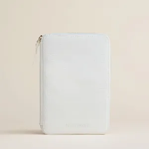 Bijoux Jewelry Folio - White Crocodile