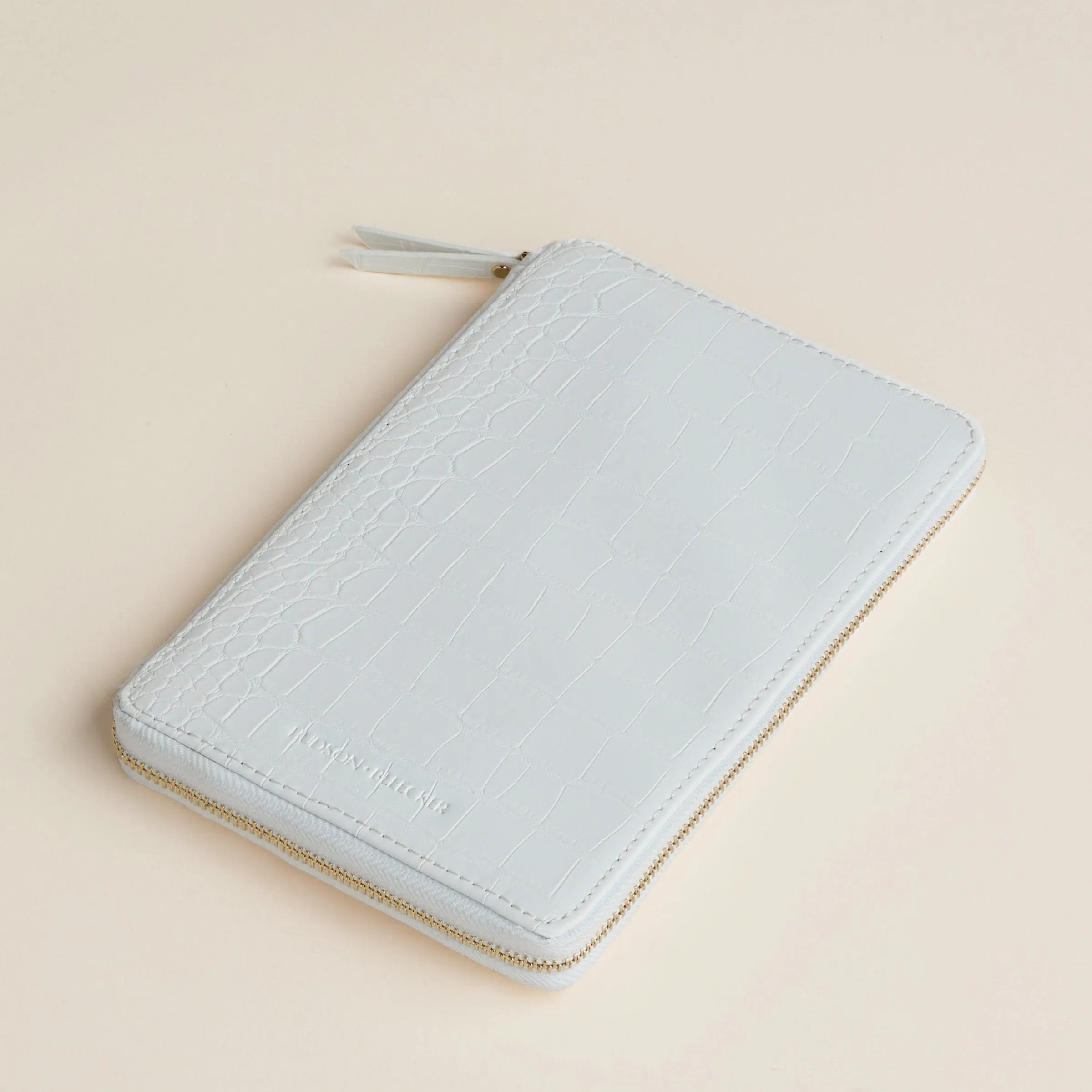 Bijoux Jewelry Folio - White Crocodile
