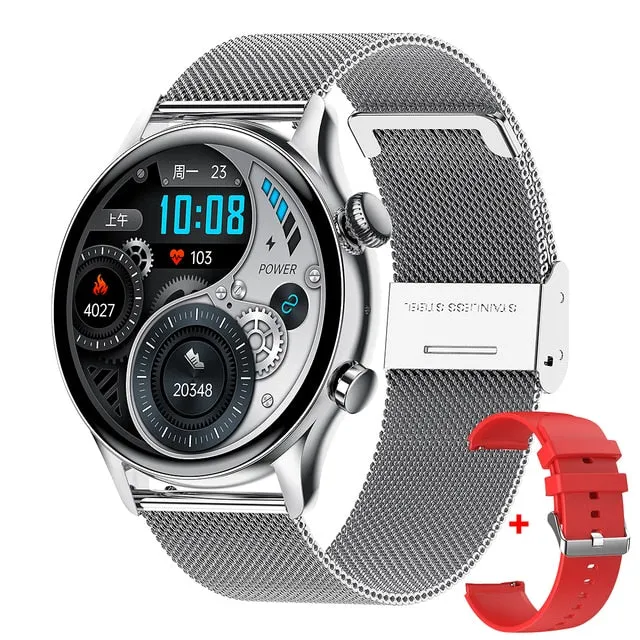 Bluetooth Call  Smartwatch Men AMOLED  Screen  IP68 Waterproof Smart Watch