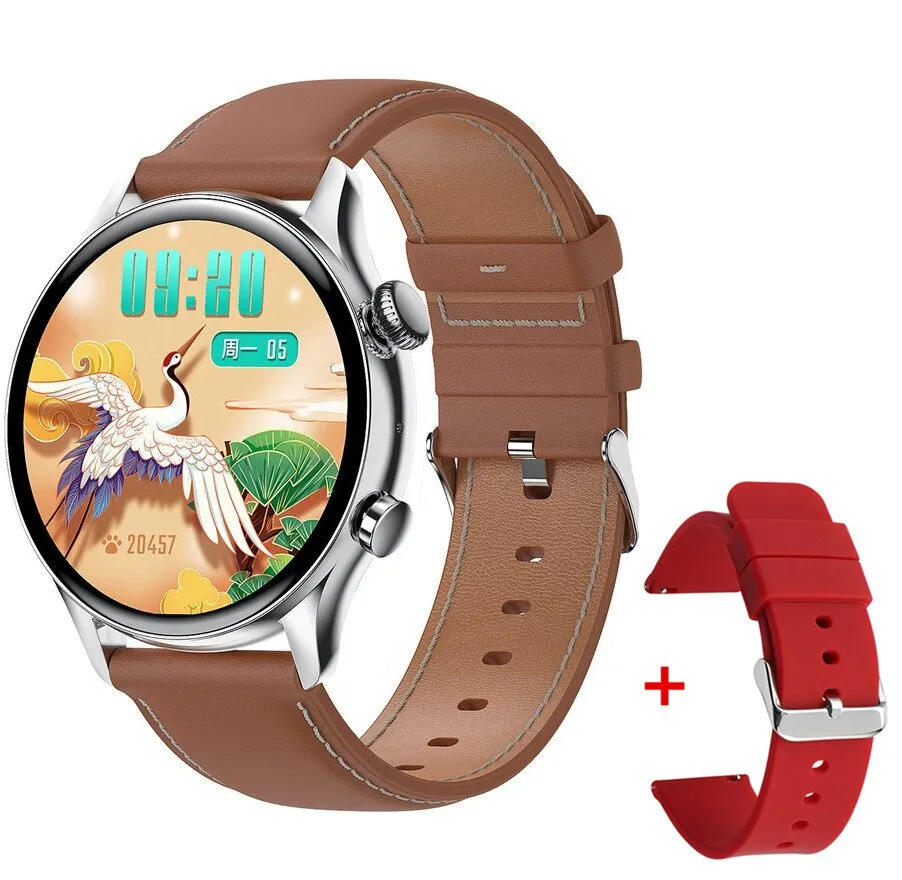 Bluetooth Call  Smartwatch Men AMOLED  Screen  IP68 Waterproof Smart Watch
