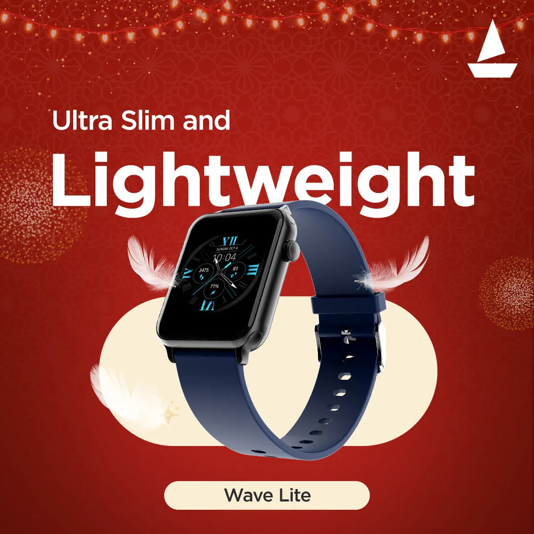 boAt Wave Lite | Smartwatch with 1.69" (4.29 cm) HD Display, Health Monitors, 100  Watch Faces, 10 Active Sports Modes