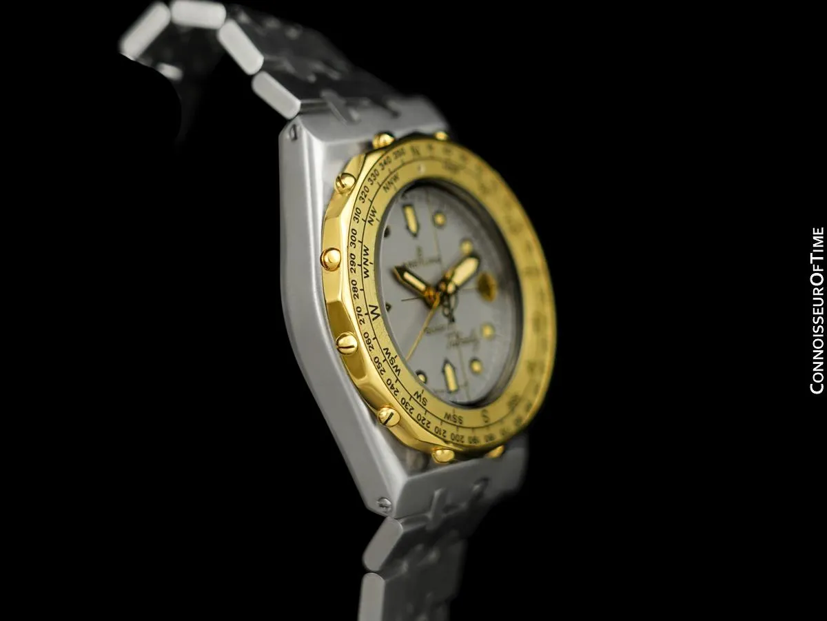 Breitling Éric Tabarly Ladies Wind Direction Bezel Yachting Watch, 80.790 - 18K Gold Plated & Stainless Steel