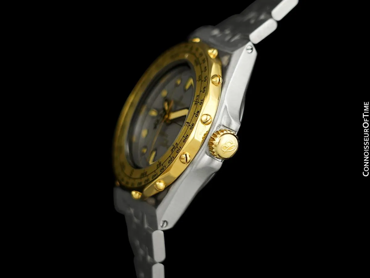 Breitling Éric Tabarly Ladies Wind Direction Bezel Yachting Watch, 80.790 - 18K Gold Plated & Stainless Steel