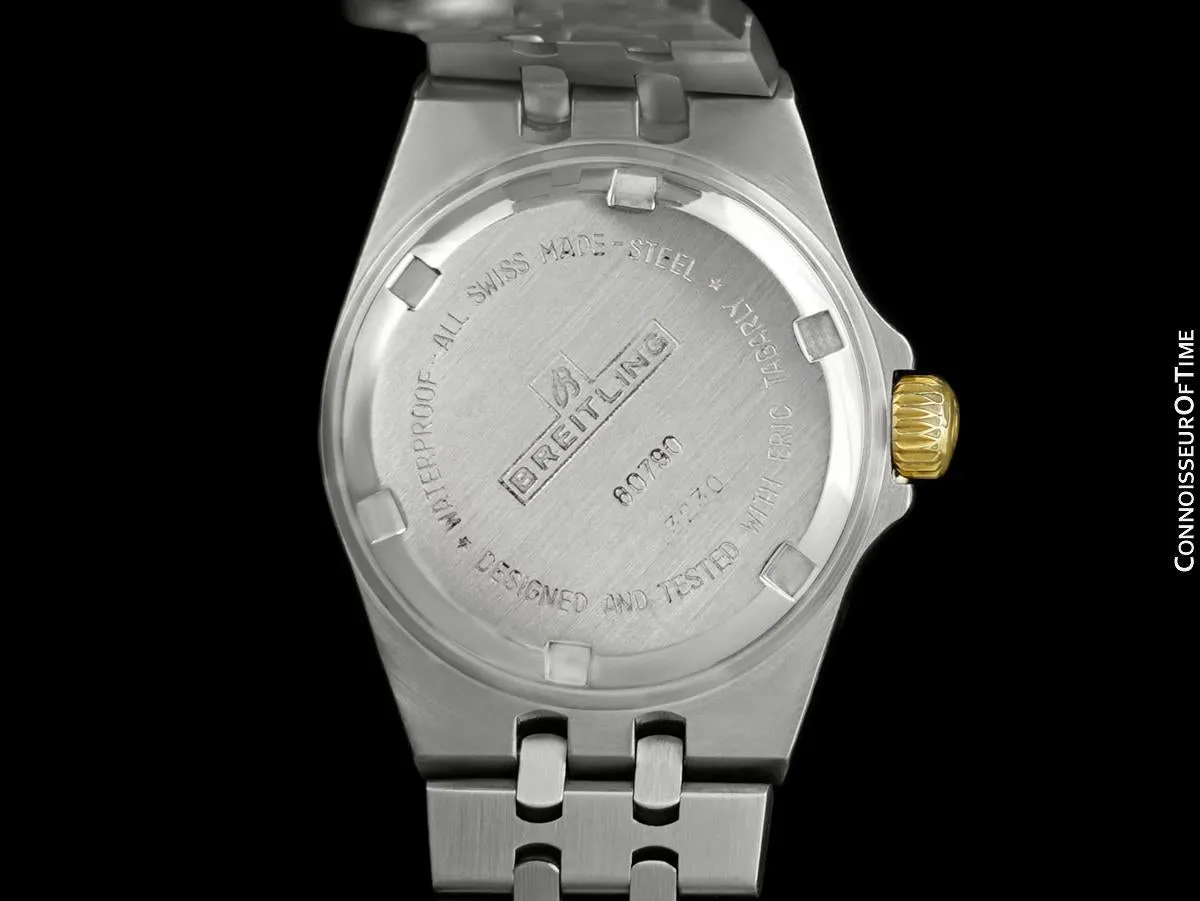 Breitling Éric Tabarly Ladies Wind Direction Bezel Yachting Watch, 80.790 - 18K Gold Plated & Stainless Steel