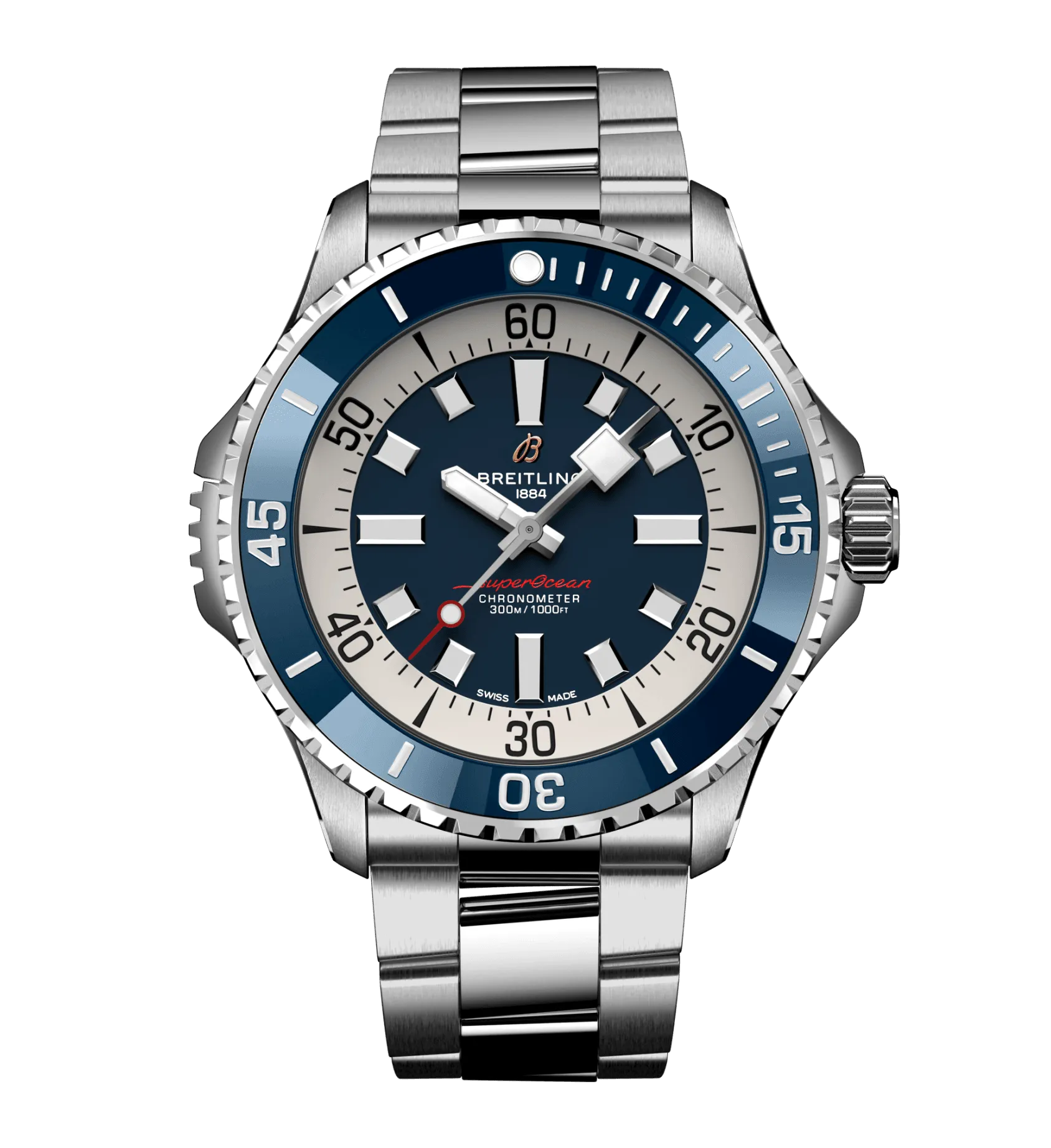 Breitling Superocean Blue Watch, 46mm