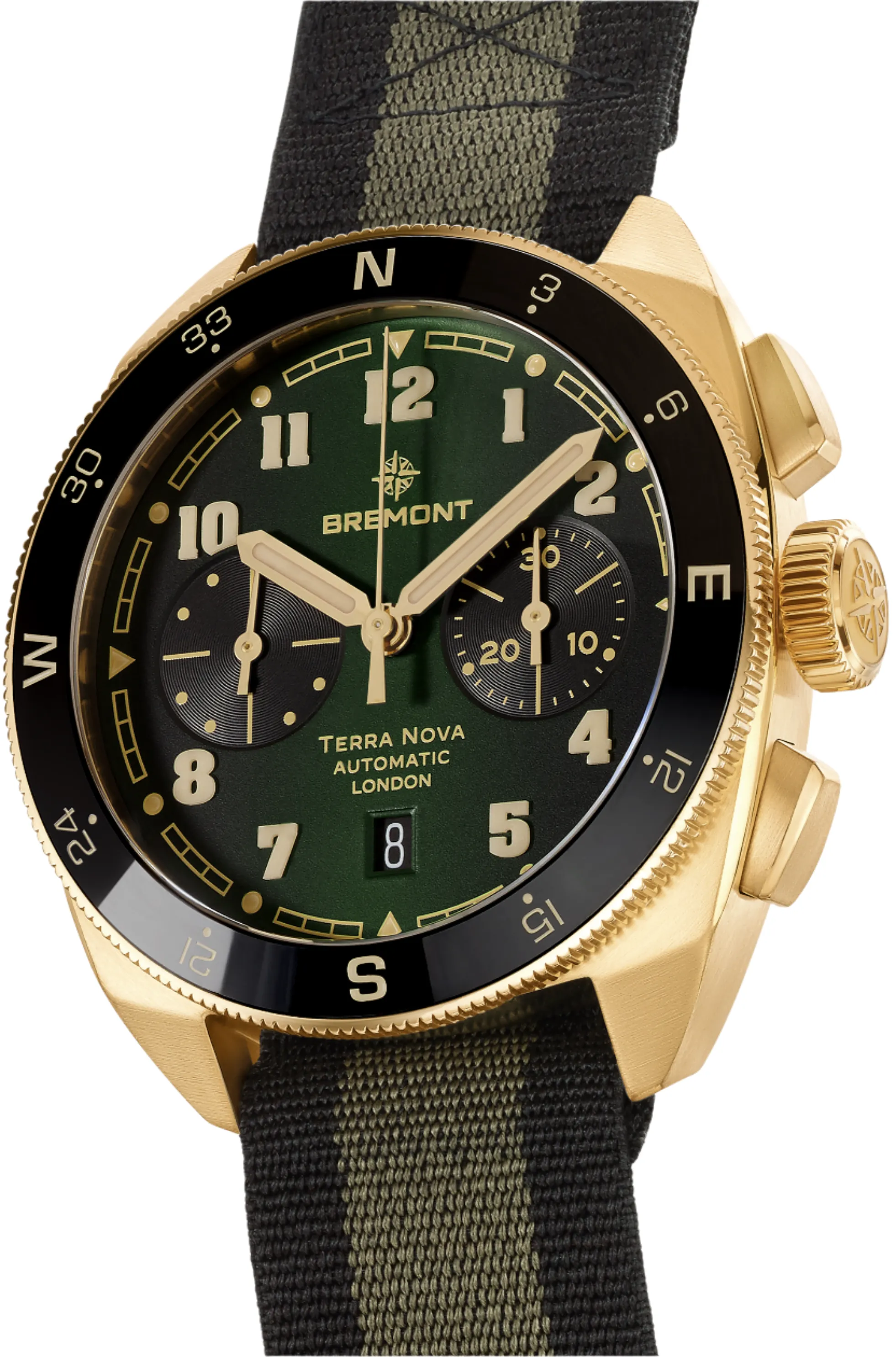 Bremont Terra Nova Chronograph Bronze Nato Watch