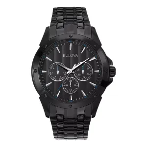 Bulova Classic Mens Chronograph Black Tone Black Dial Watch