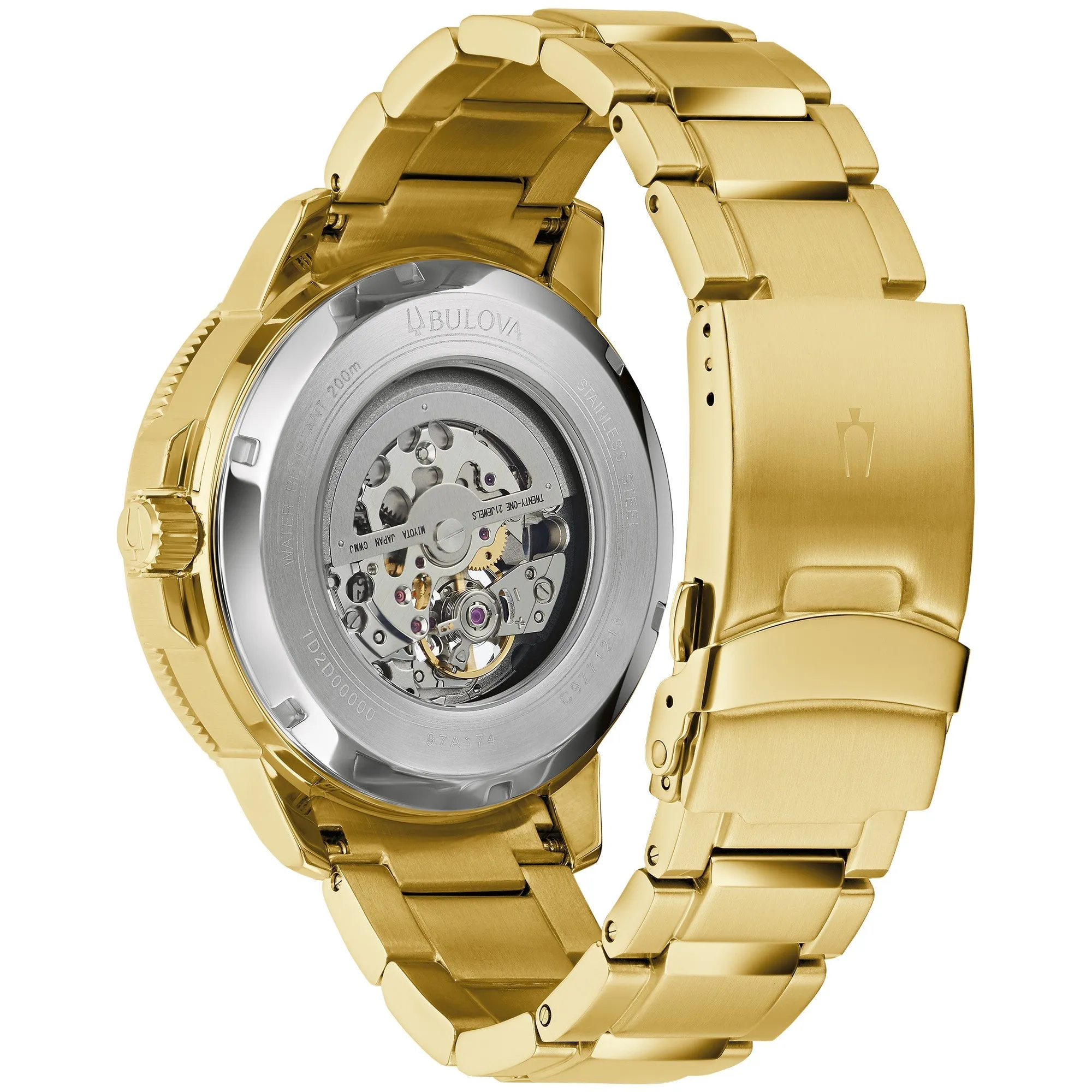 Bulova Performance Marine Star Mens Watch Stainless Steel