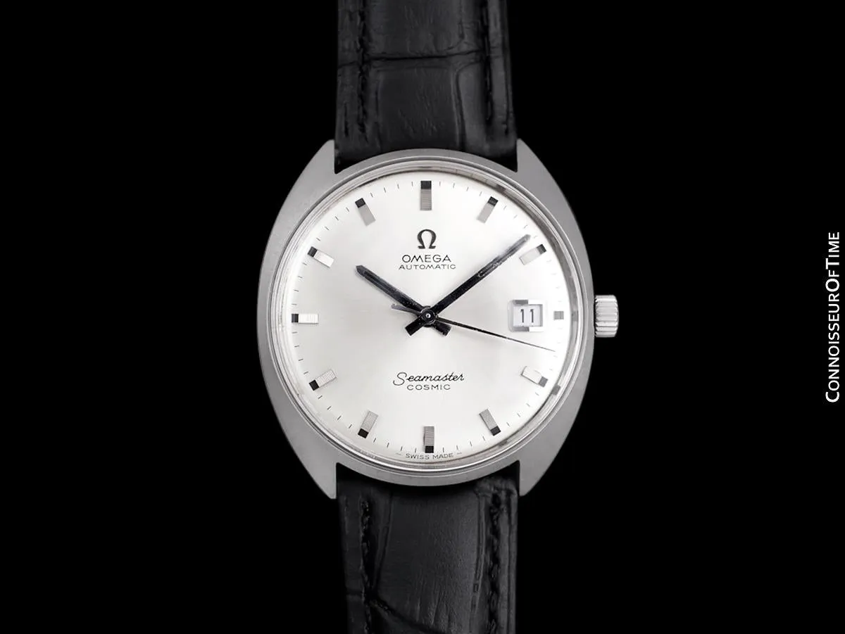 c. 1970 Omega Seamaster Cosmic Vintage Mens Cal. 565 Automatic Watch - Stainless Steel