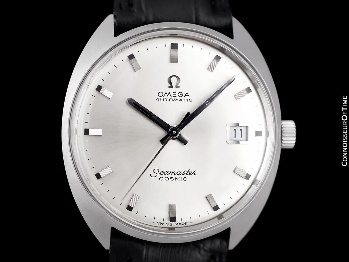 c. 1970 Omega Seamaster Cosmic Vintage Mens Cal. 565 Automatic Watch - Stainless Steel