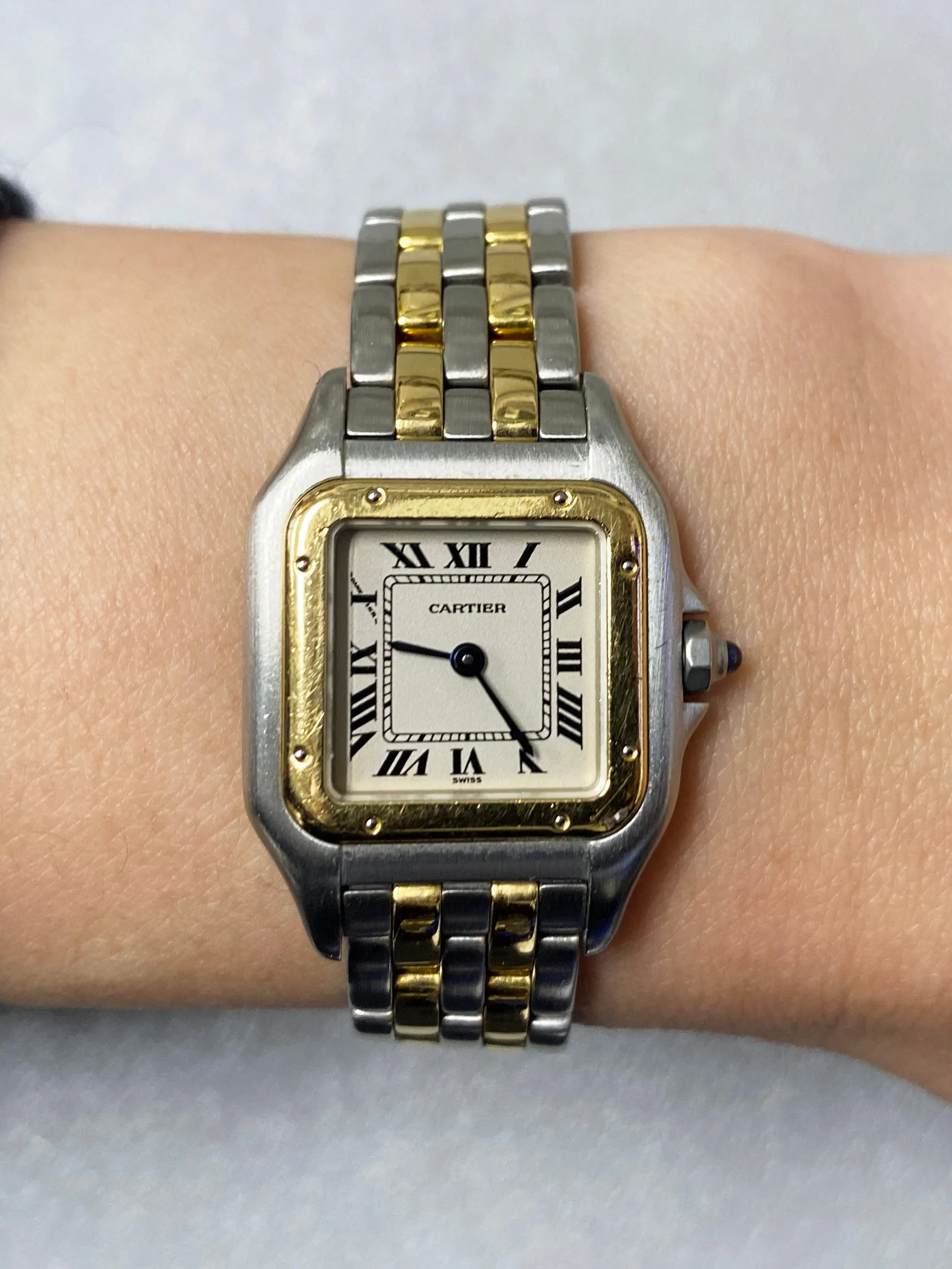 Cartier Panthere 1120 Two Rows Ladies Watch Box & Papers