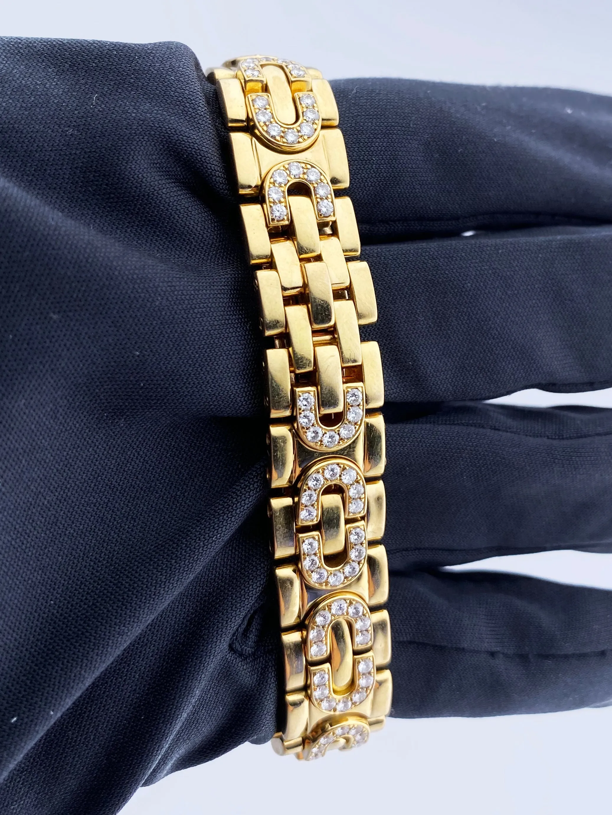 Cartier Panthere 1280/2 18K Yellow Gold & Diamond Ladies Watch