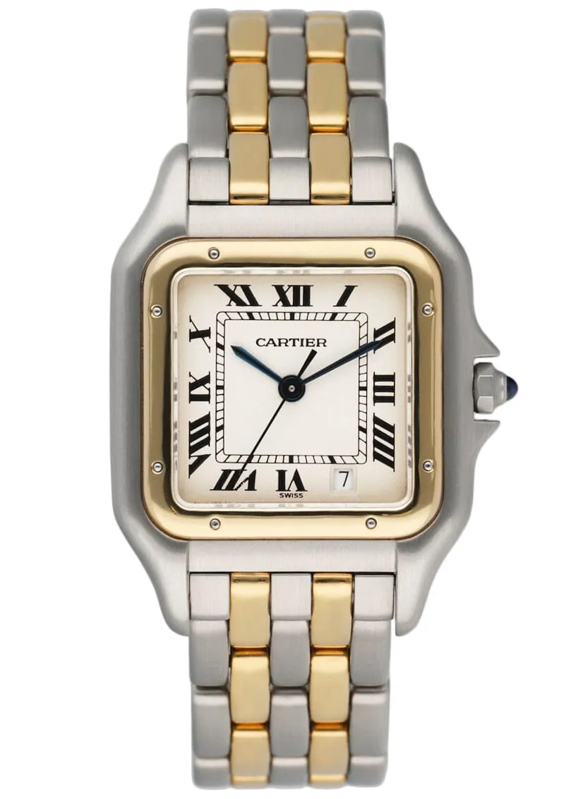 Cartier Panthere 83949 Two Rows Midsize Ladies Watch Box Papers