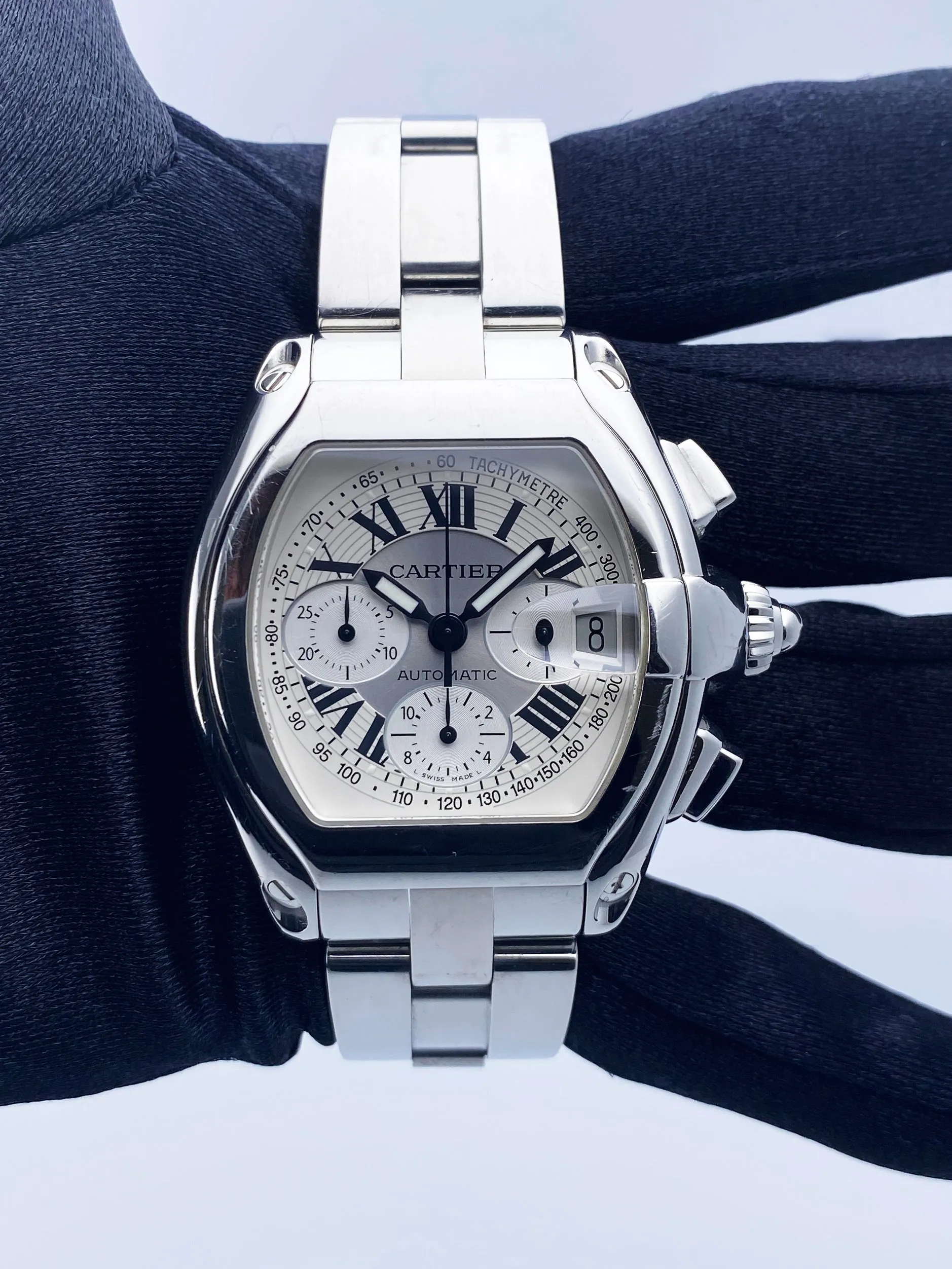 Cartier Roadster XL Chronograph 2618 Mens Watch