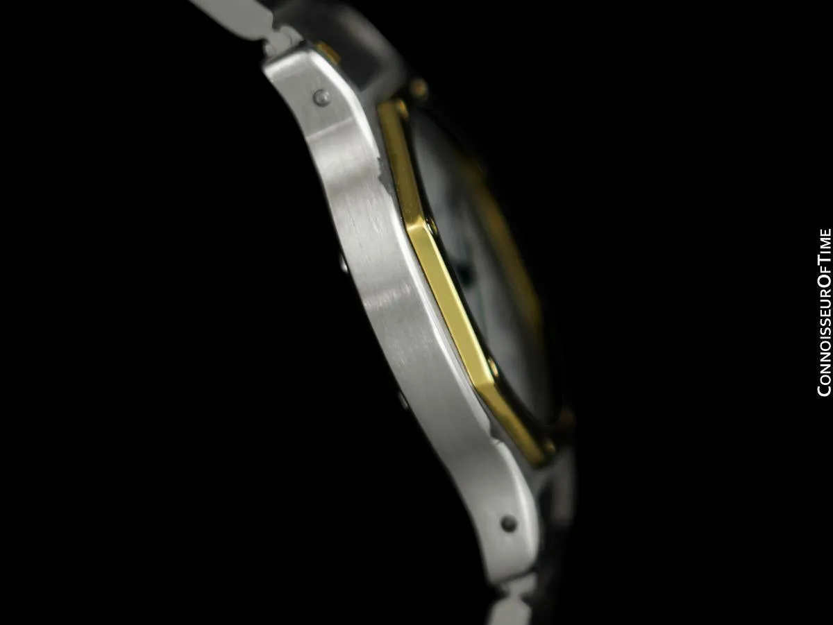 Cartier Santos Octagon Mens Unisex Watch, Automatic - Stainless Steel & 18K Gold