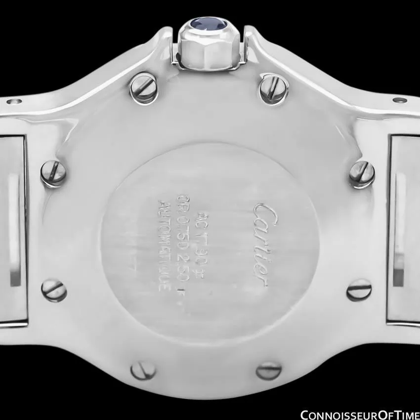 Cartier Santos Octagon Mens Unisex Watch, Automatic - Stainless Steel & 18K Gold