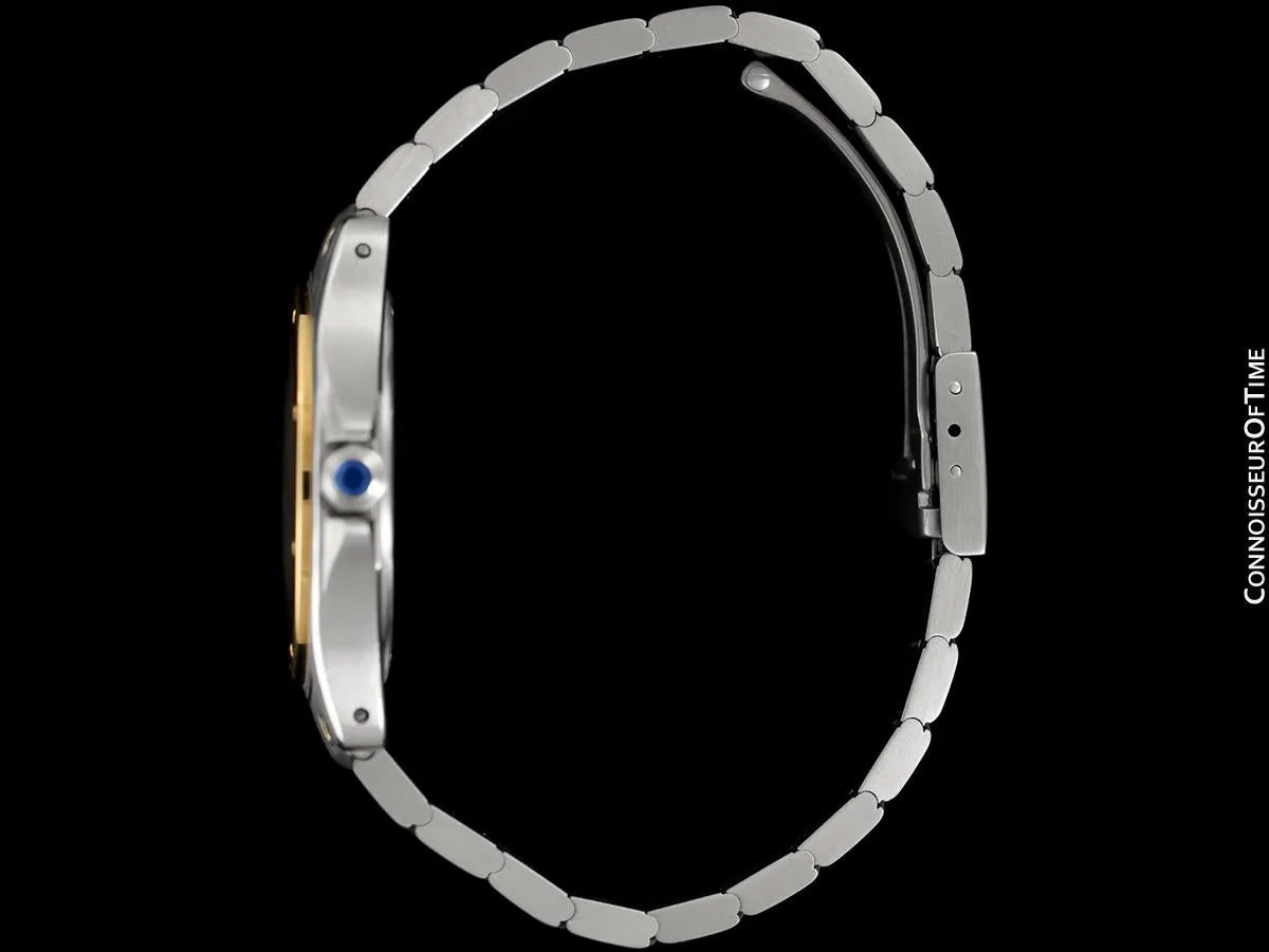 Cartier Santos Ronde Mens Two-Tone Automatic Watch - Stainless Steel & 18K Gold