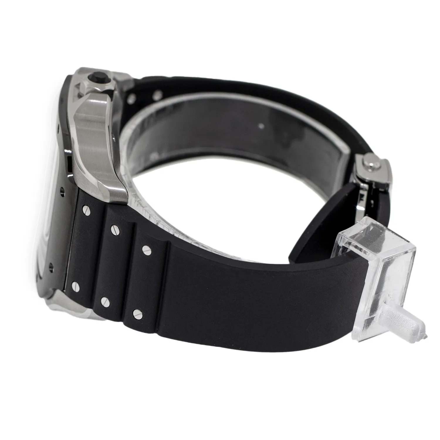 Cartier Santos XL Chronograph 43.3mm Stainless Steel Silver Dial WSSA0017
