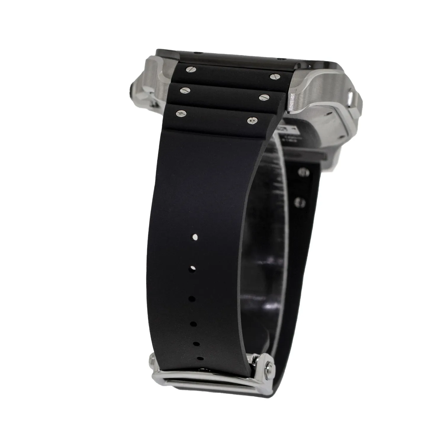 Cartier Santos XL Chronograph 43.3mm Stainless Steel Silver Dial WSSA0017