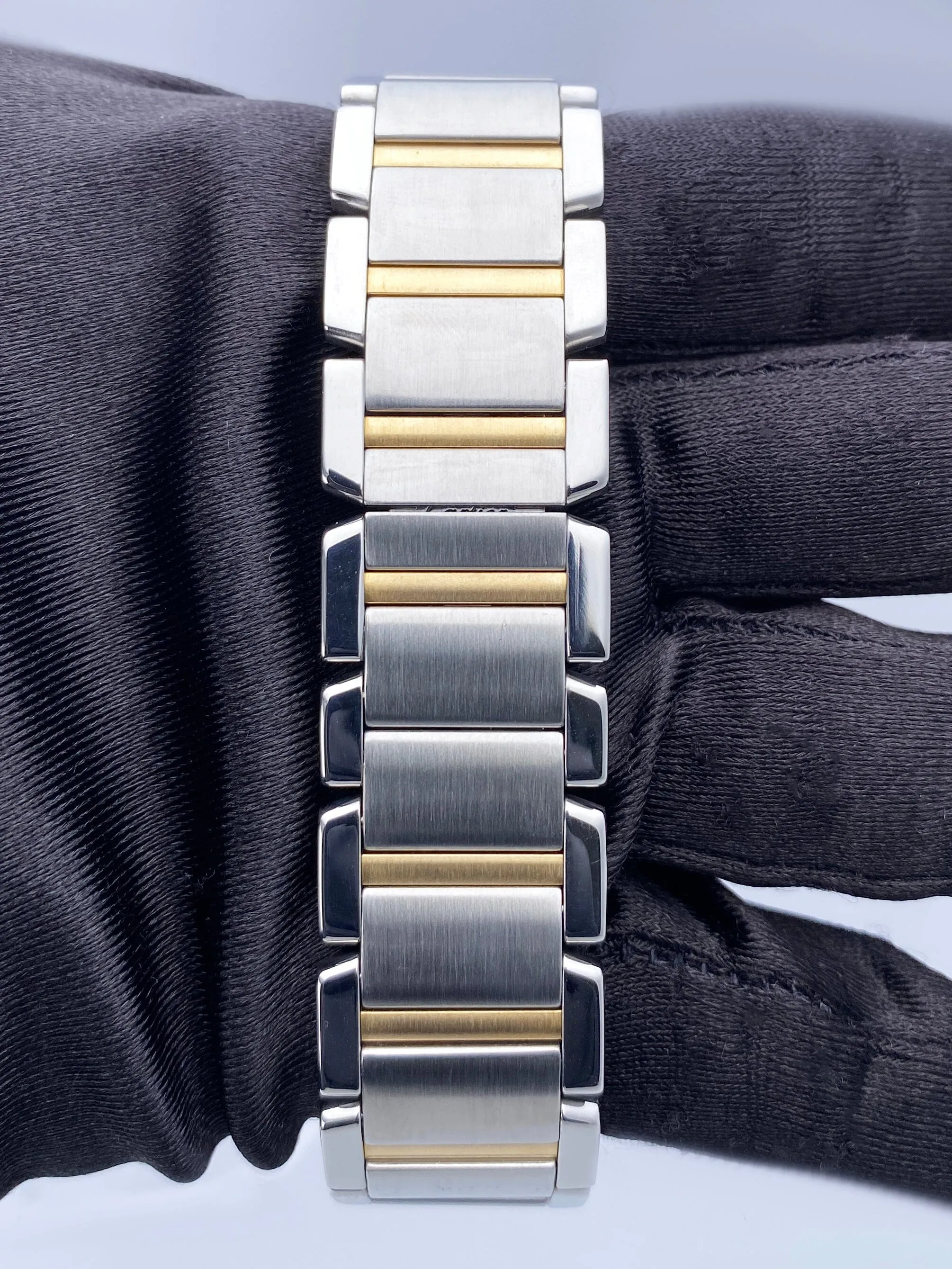 Cartier Tank Francaise Large W51005Q4 Two Tone Mens Watch Box Papers