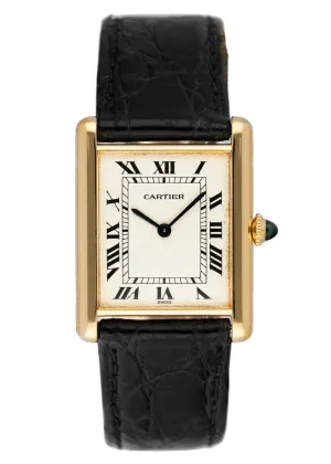Cartier Tank Louis W1504856 18K Yellow Gold Ladies Watch