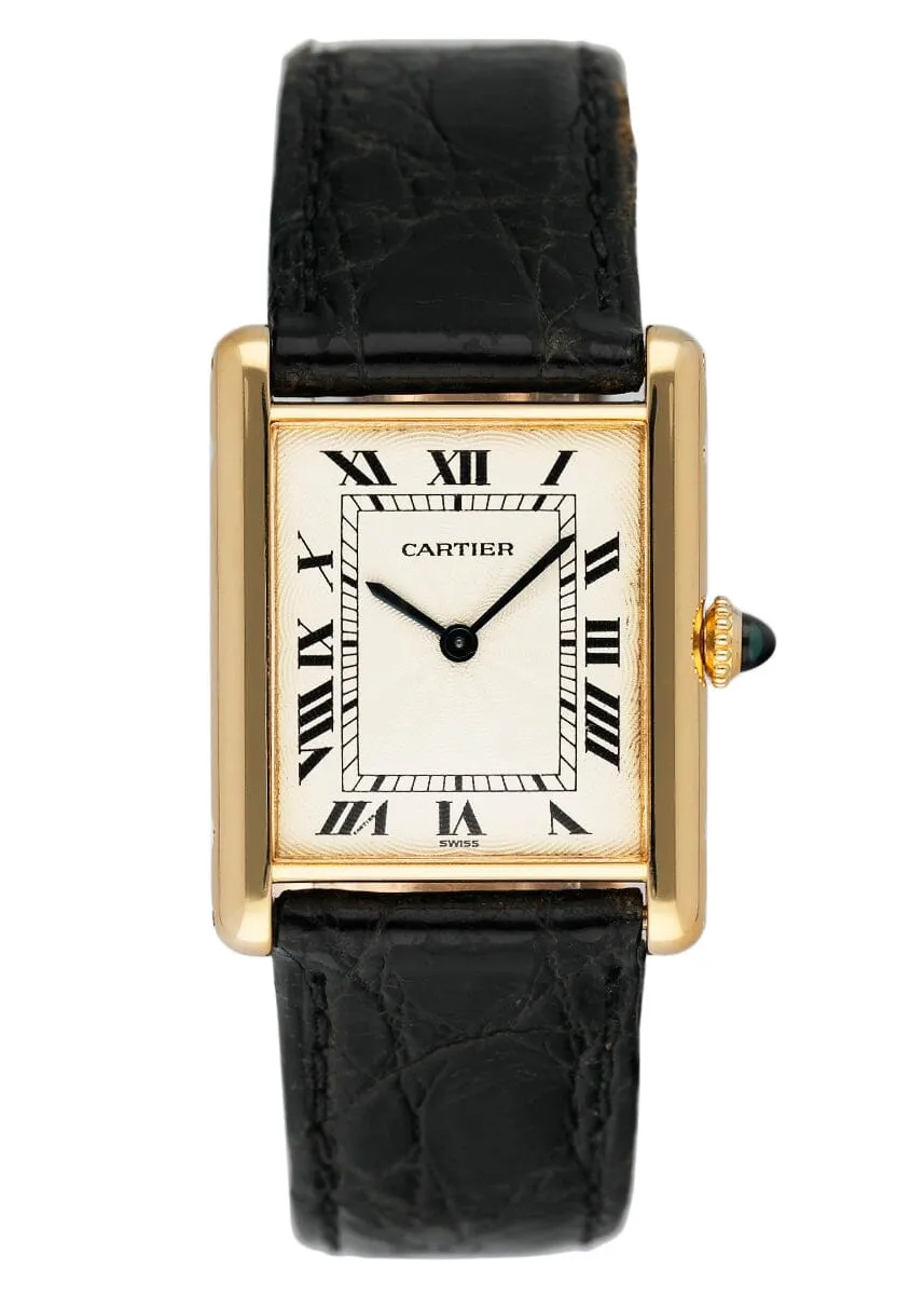 Cartier Tank Louis W1504856 18K Yellow Gold Ladies Watch