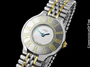 Cartier Must De 21C Ladies Watch - Stainless Steel & 18K Gold