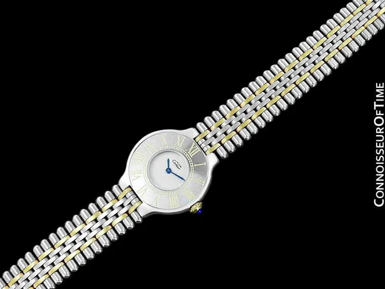 Cartier Must De 21C Ladies Watch - Stainless Steel & 18K Gold