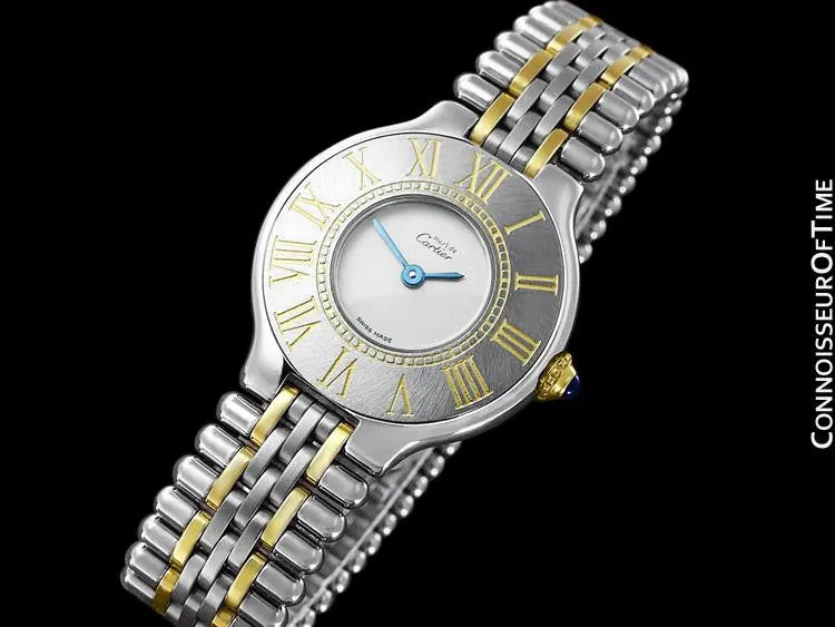 Cartier Must De 21C Ladies Watch - Stainless Steel & 18K Gold