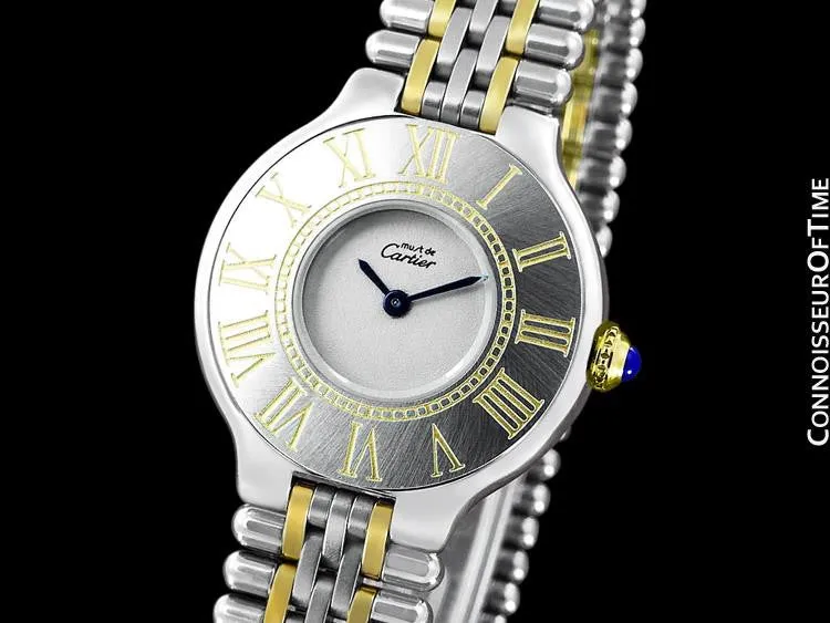 Cartier Must De 21C Ladies Watch - Stainless Steel & 18K Gold