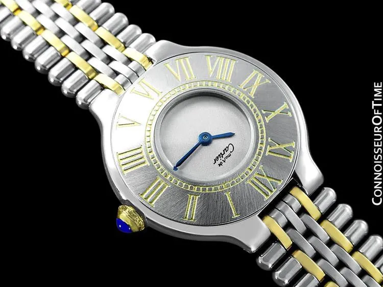 Cartier Must De 21C Ladies Watch - Stainless Steel & 18K Gold