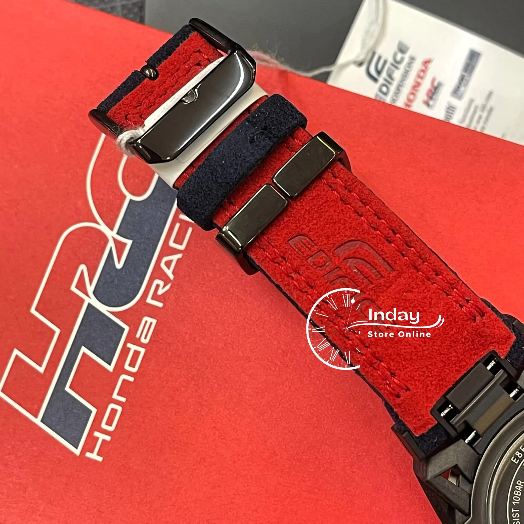 Casio Edifice Men's Watch ECB-2000HR-1A SOSPENSIONE Honda Racing Collaboration Mobile Link Bluetooth Tough Solar