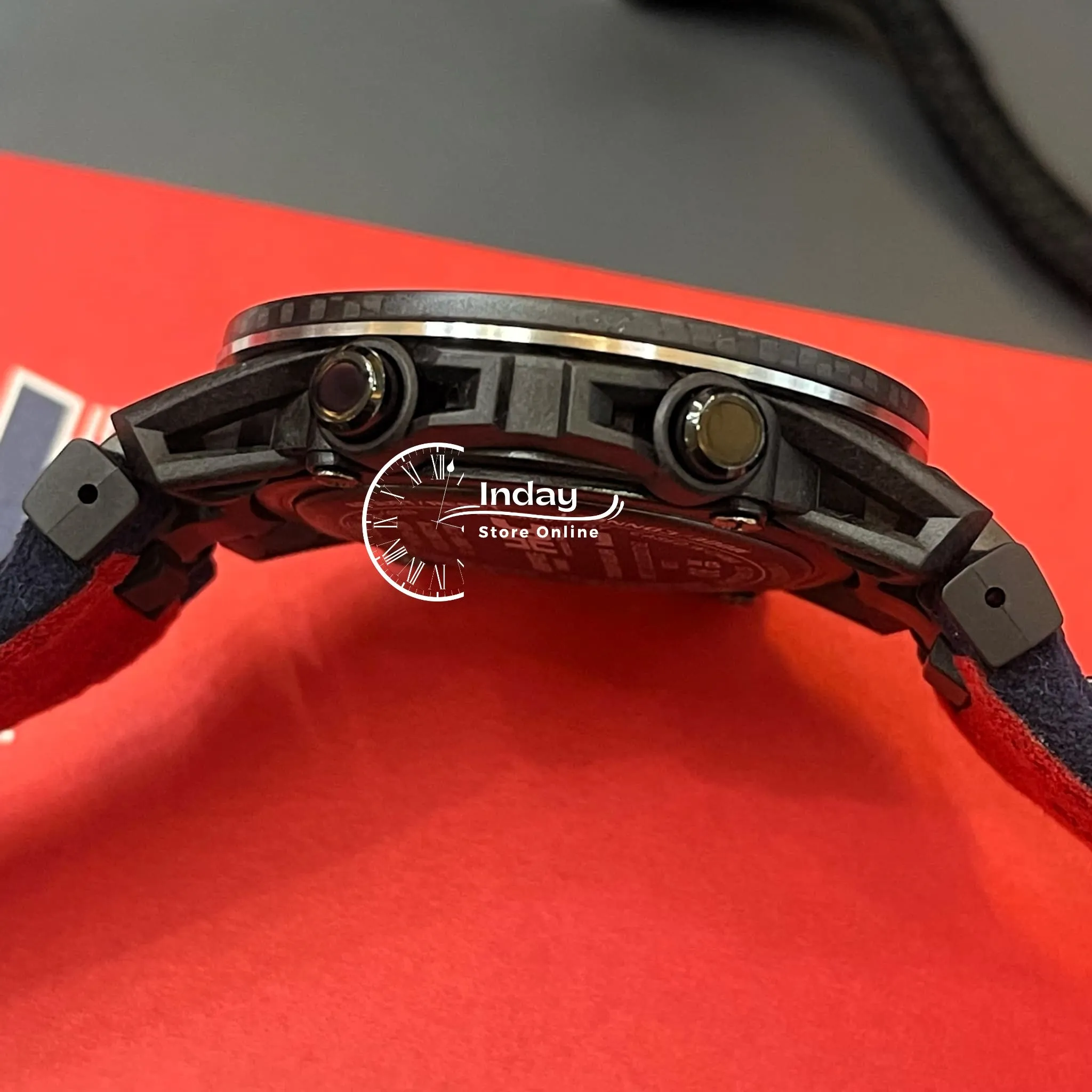 Casio Edifice Men's Watch ECB-2000HR-1A SOSPENSIONE Honda Racing Collaboration Mobile Link Bluetooth Tough Solar