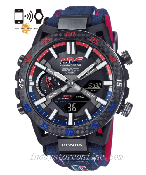 Casio Edifice Men's Watch ECB-2000HR-1A SOSPENSIONE Honda Racing Collaboration Mobile Link Bluetooth Tough Solar