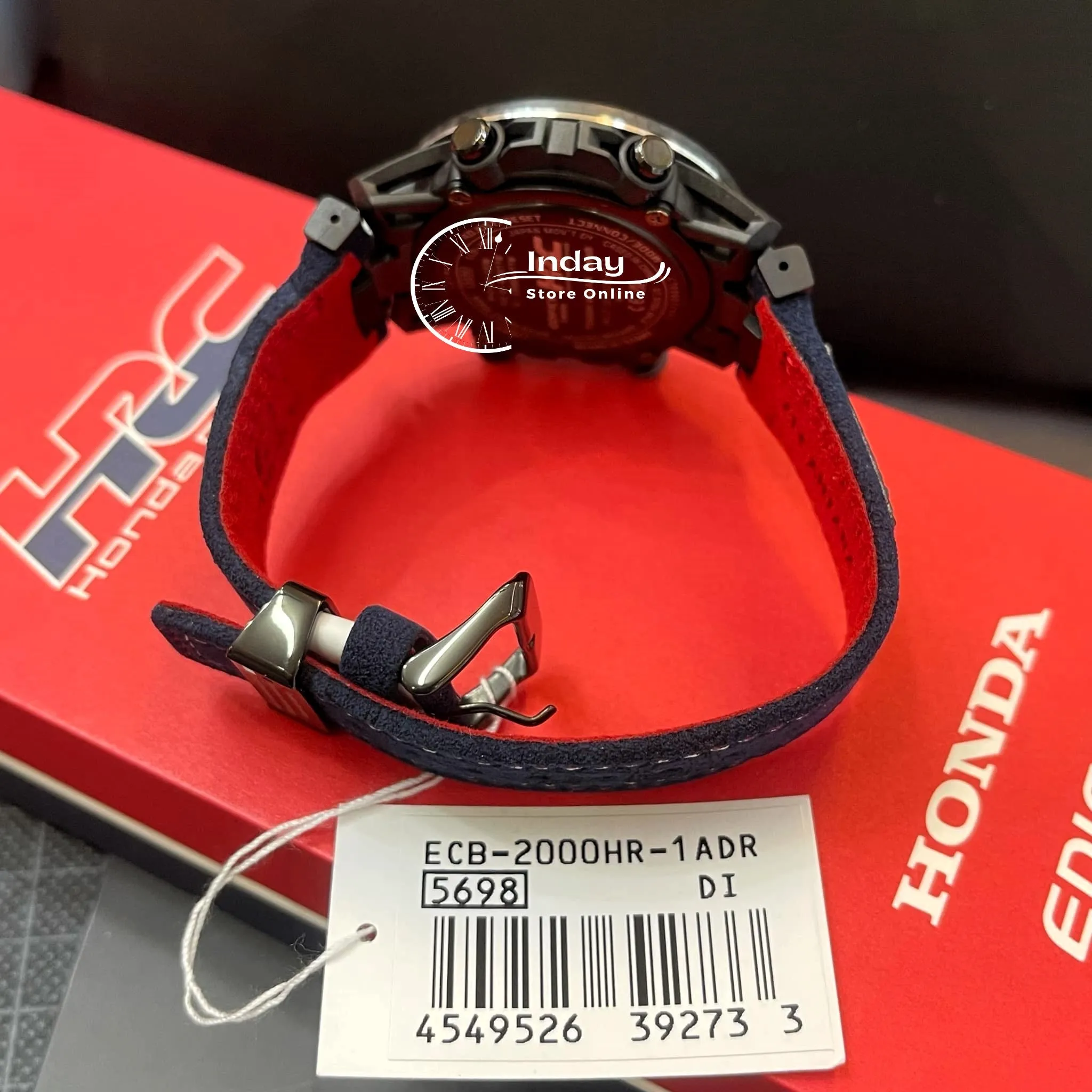 Casio Edifice Men's Watch ECB-2000HR-1A SOSPENSIONE Honda Racing Collaboration Mobile Link Bluetooth Tough Solar