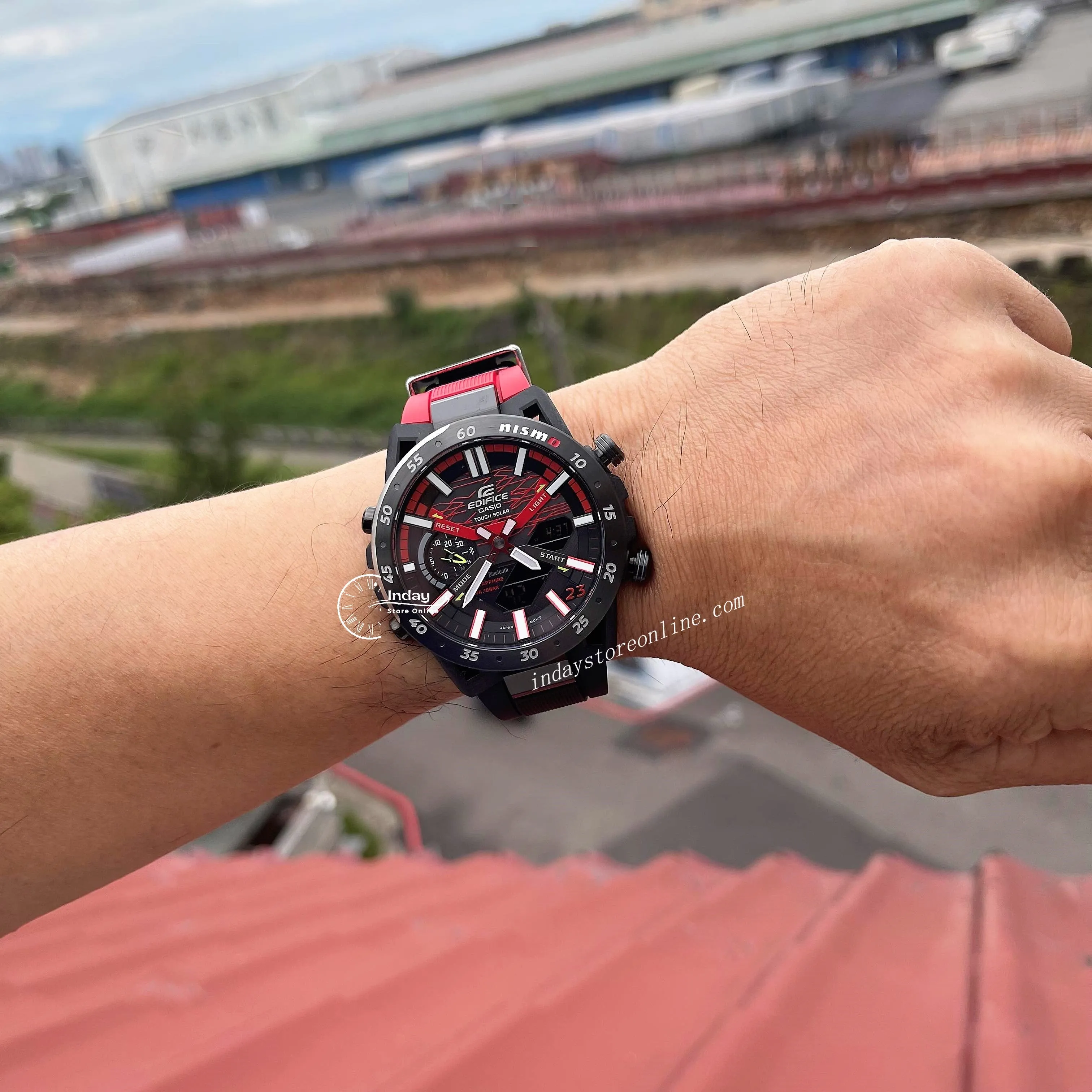 Casio Edifice Men's Watch ECB-2000NIS-1A Edifice Sospensione Tough Solar Mobile link Bluetooth Limited Model