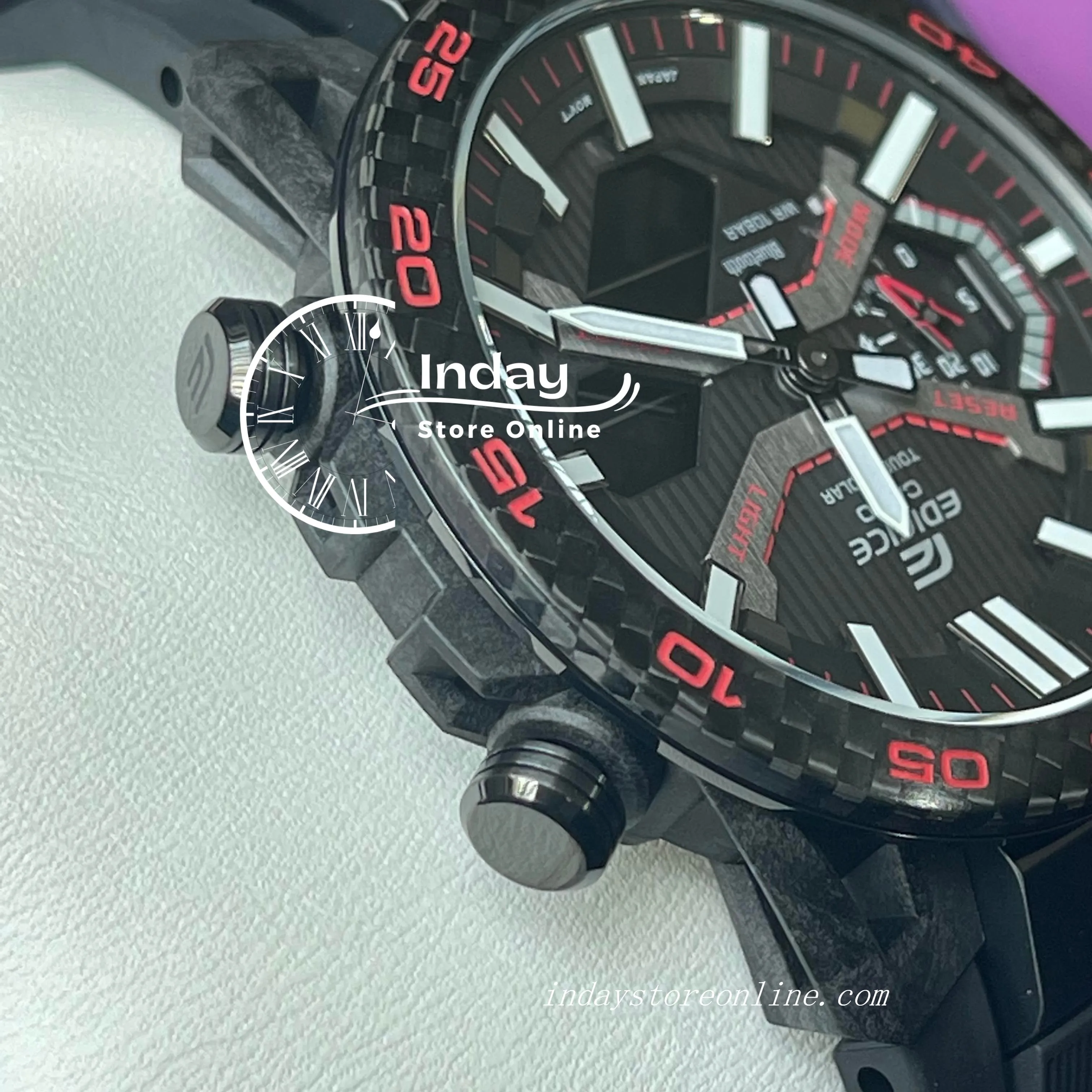 Casio Edifice Men's Watch ECB-2000PB-1A Edifice Sospensione Tough Solar Mobile link Bluetooth