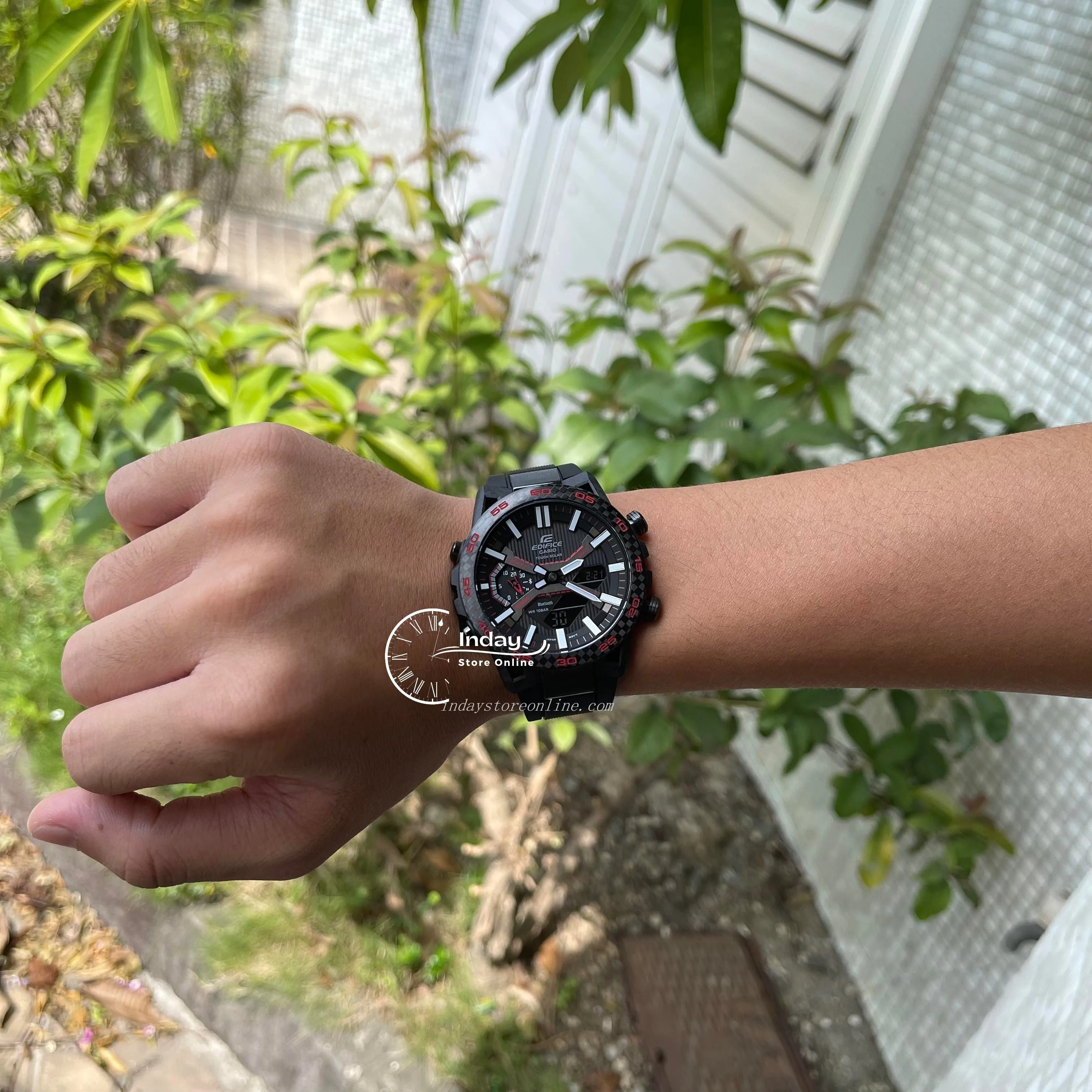 Casio Edifice Men's Watch ECB-2000PB-1A Edifice Sospensione Tough Solar Mobile link Bluetooth