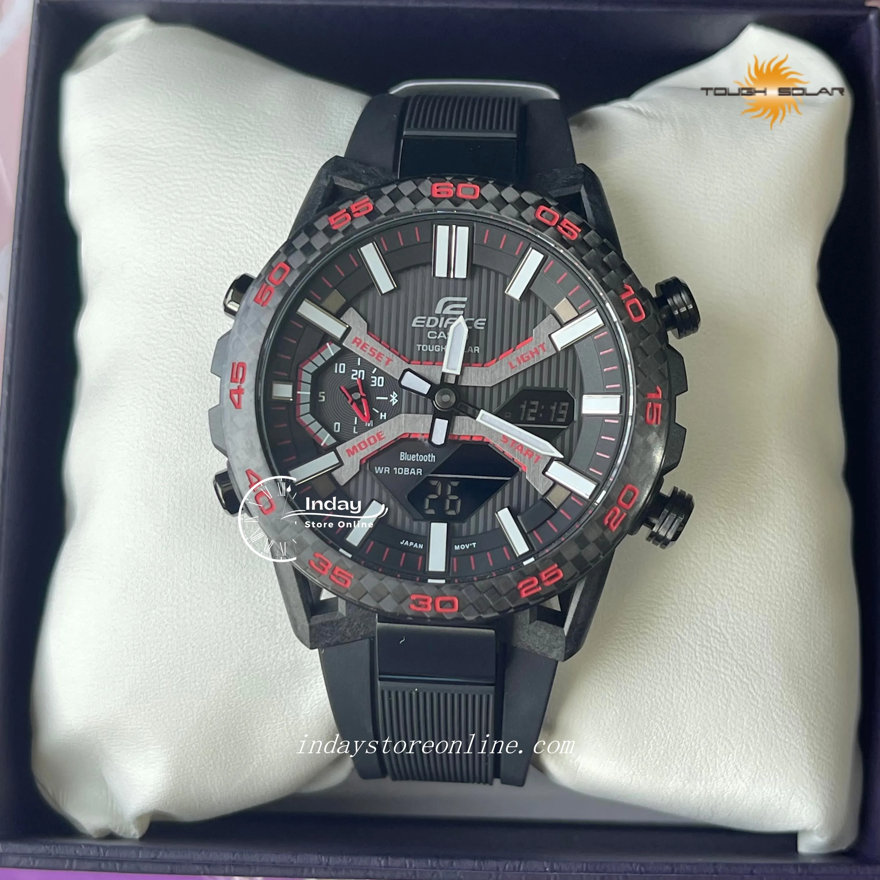 Casio Edifice Men's Watch ECB-2000PB-1A Edifice Sospensione Tough Solar Mobile link Bluetooth