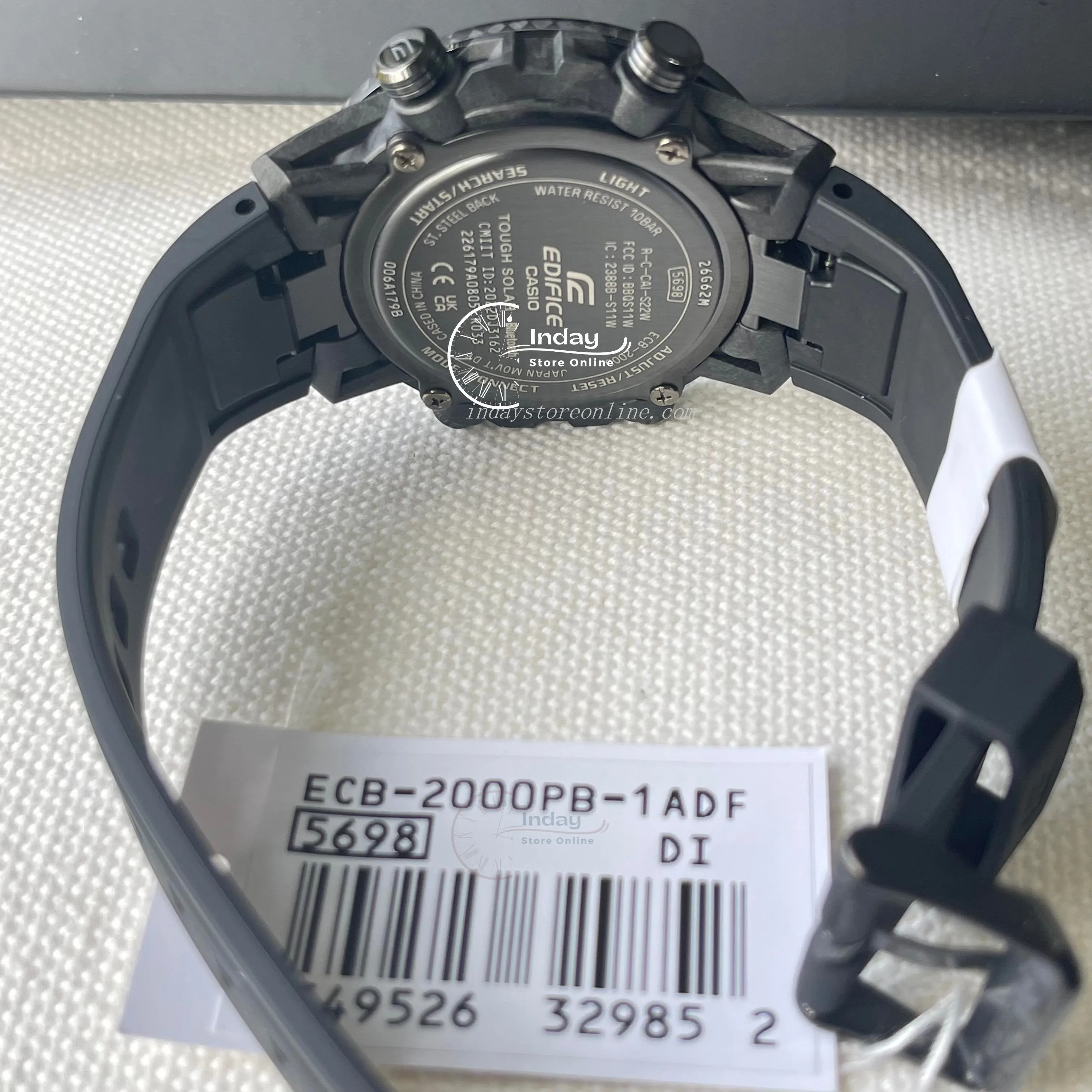 Casio Edifice Men's Watch ECB-2000PB-1A Edifice Sospensione Tough Solar Mobile link Bluetooth