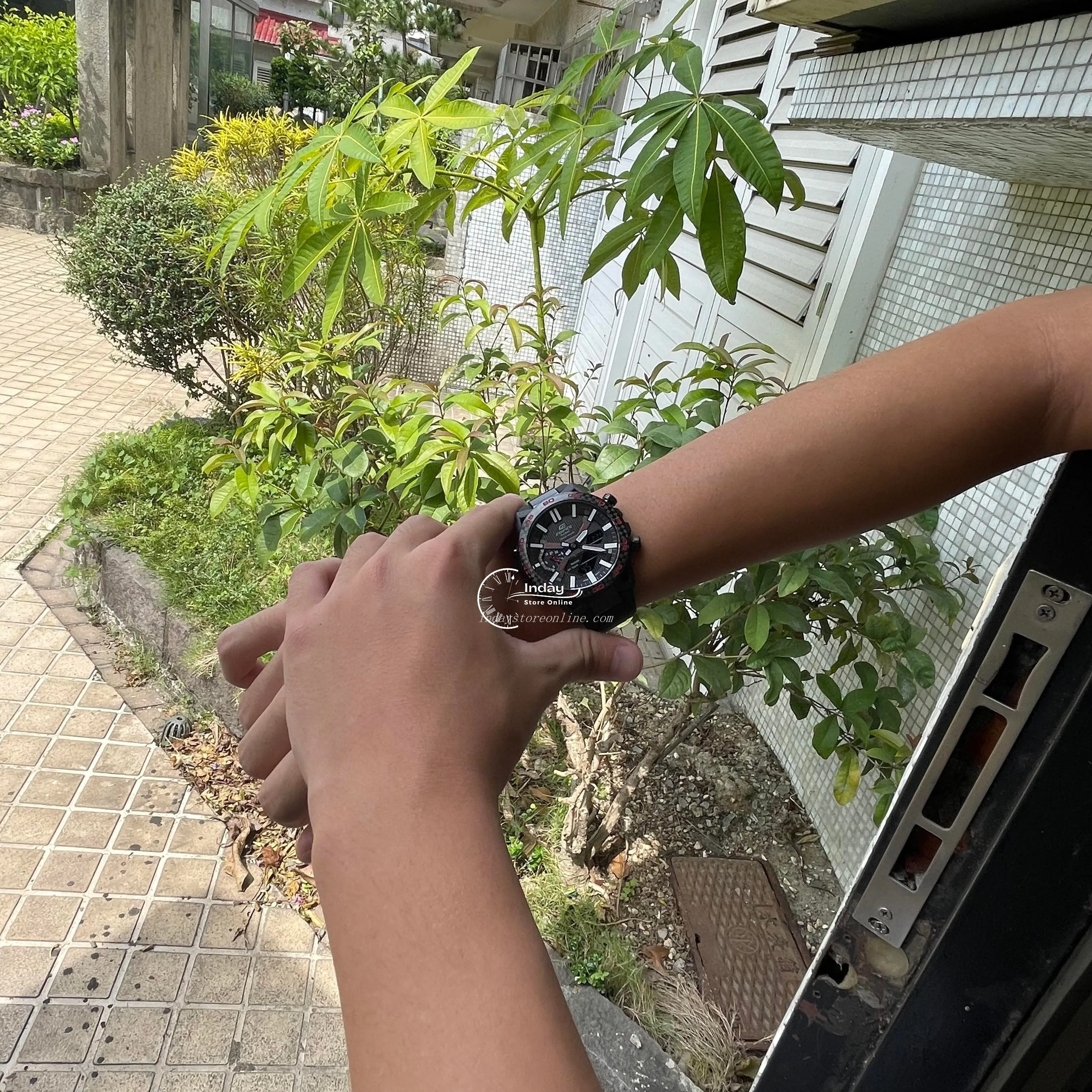 Casio Edifice Men's Watch ECB-2000PB-1A Edifice Sospensione Tough Solar Mobile link Bluetooth