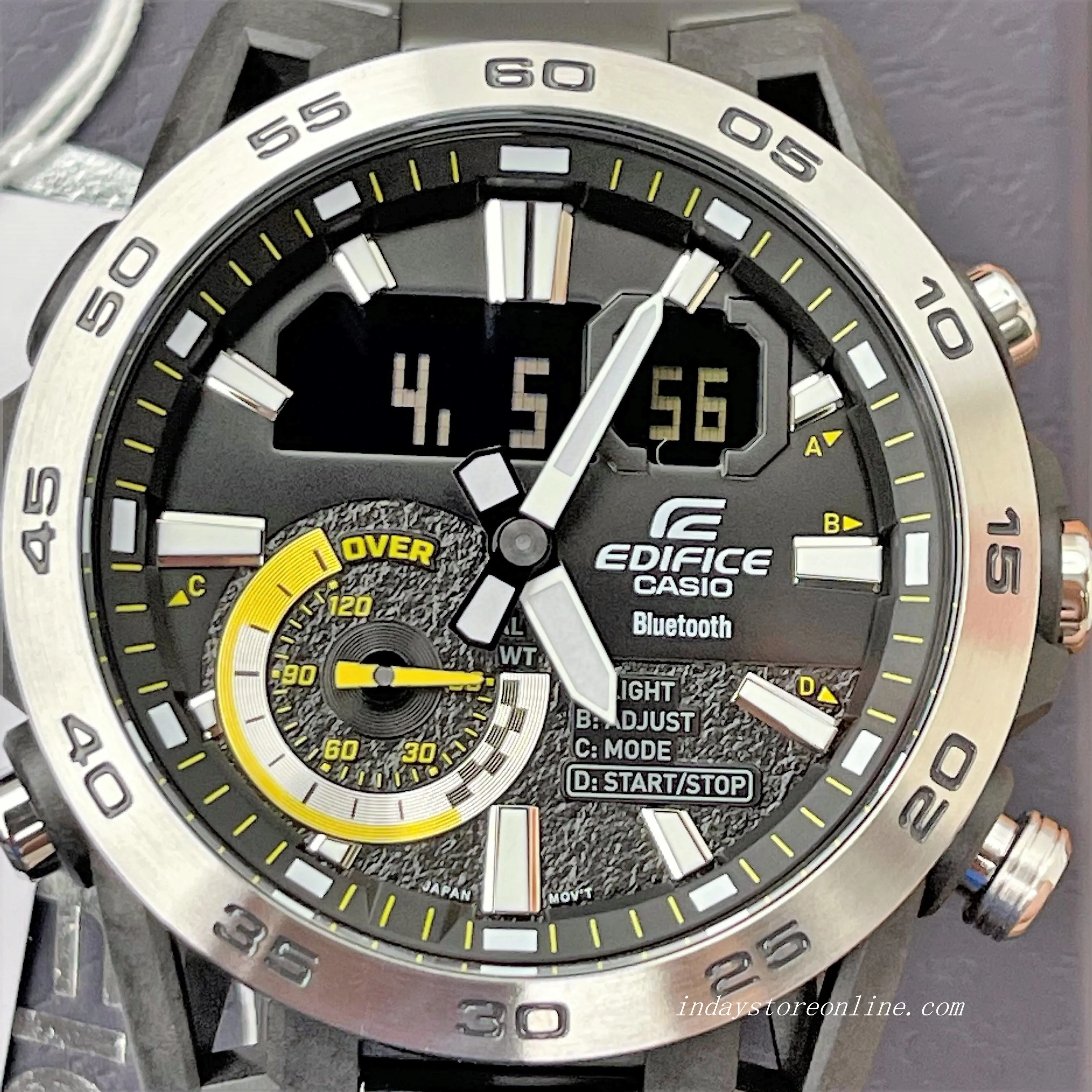 Casio Edifice Men's Watch ECB-40DC-1A Edifice Sospensione Mobile link Bluetooth