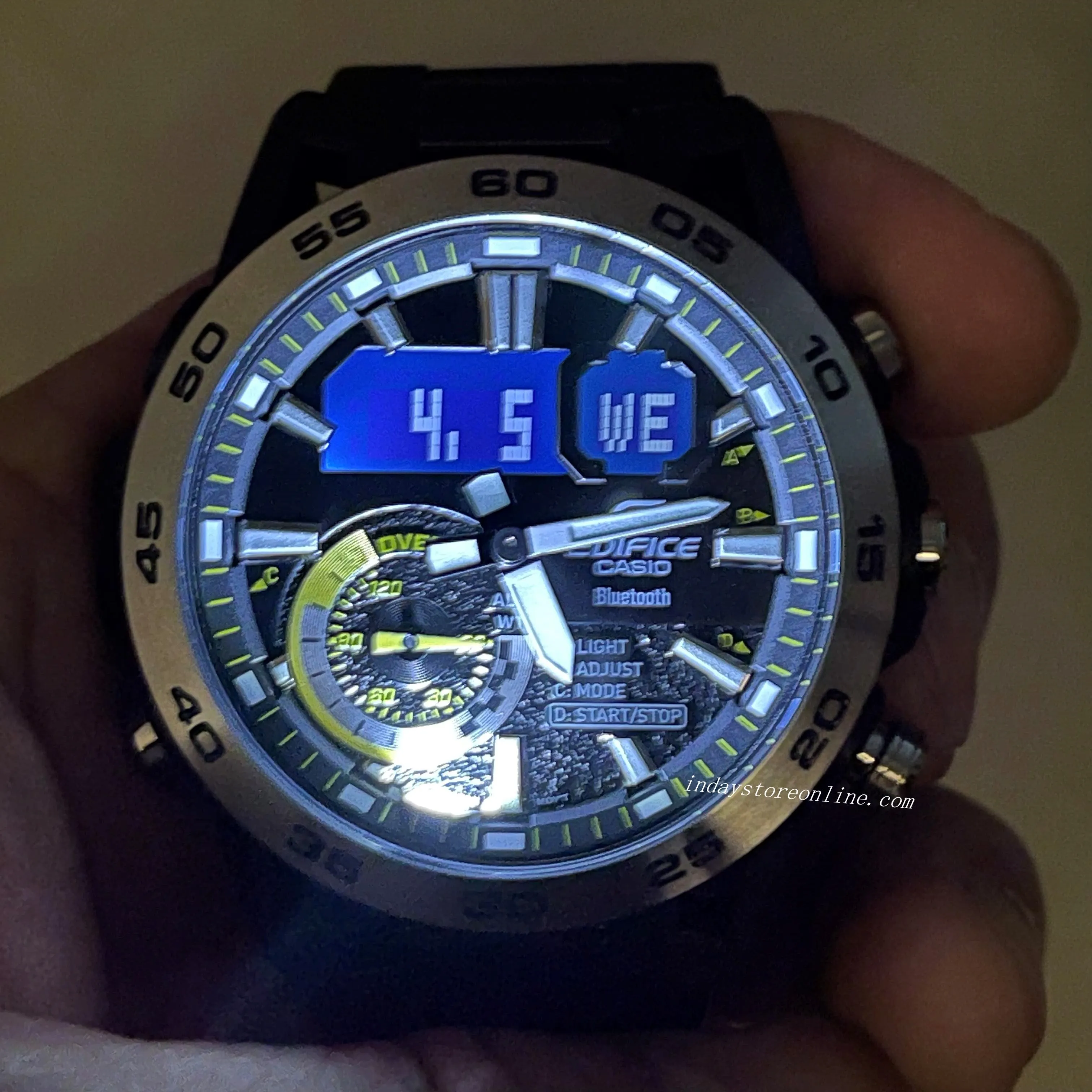 Casio Edifice Men's Watch ECB-40DC-1A Edifice Sospensione Mobile link Bluetooth
