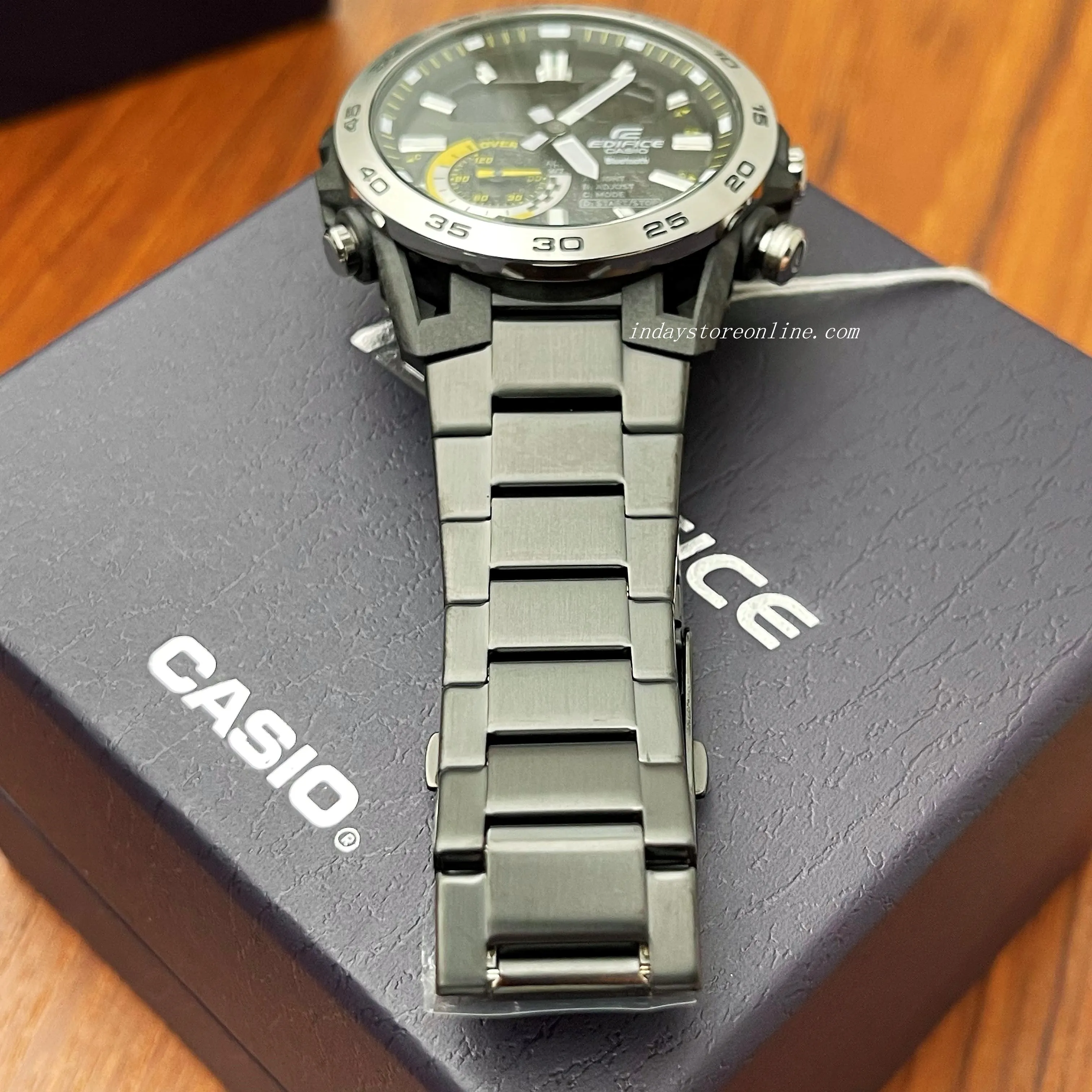 Casio Edifice Men's Watch ECB-40DC-1A Edifice Sospensione Mobile link Bluetooth