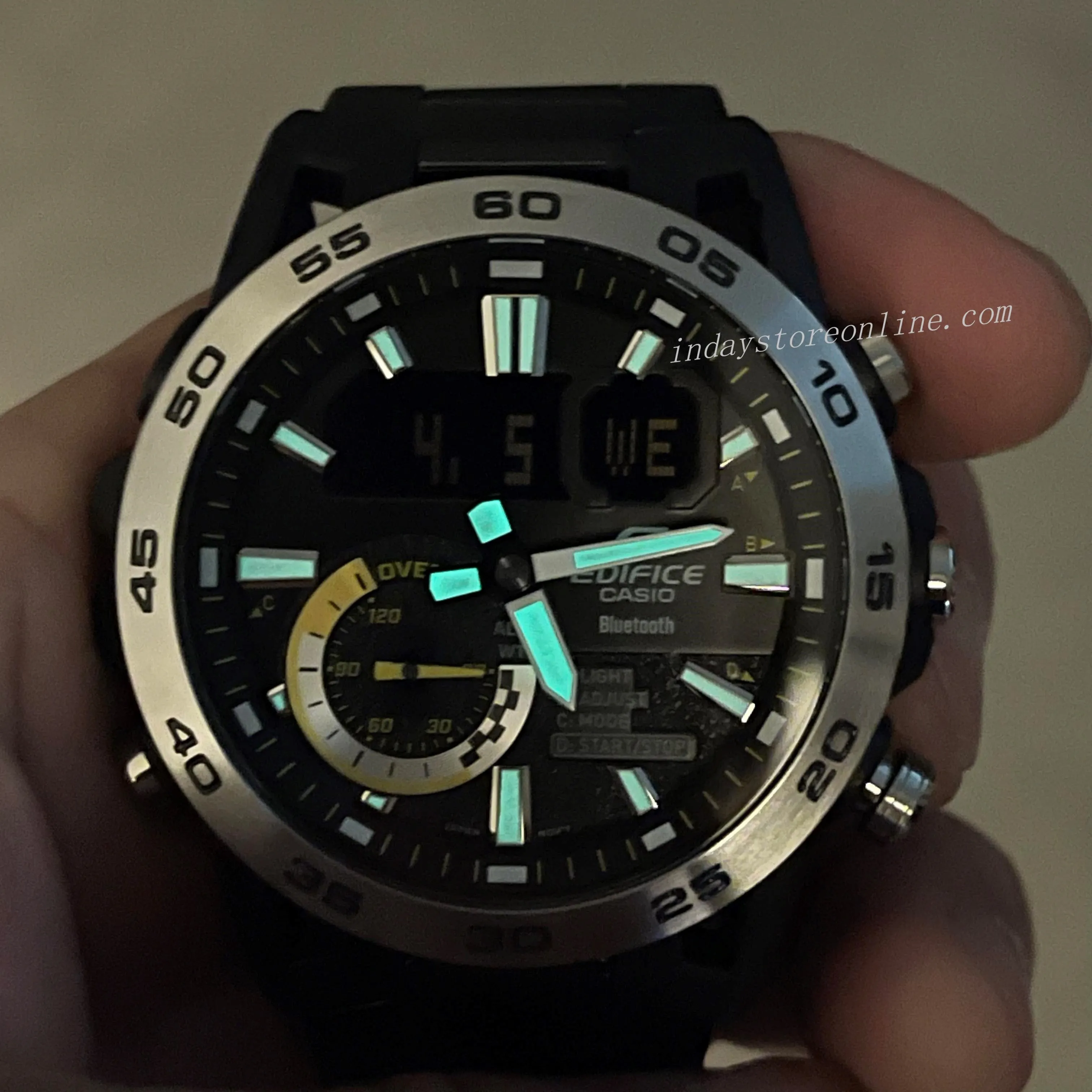 Casio Edifice Men's Watch ECB-40DC-1A Edifice Sospensione Mobile link Bluetooth