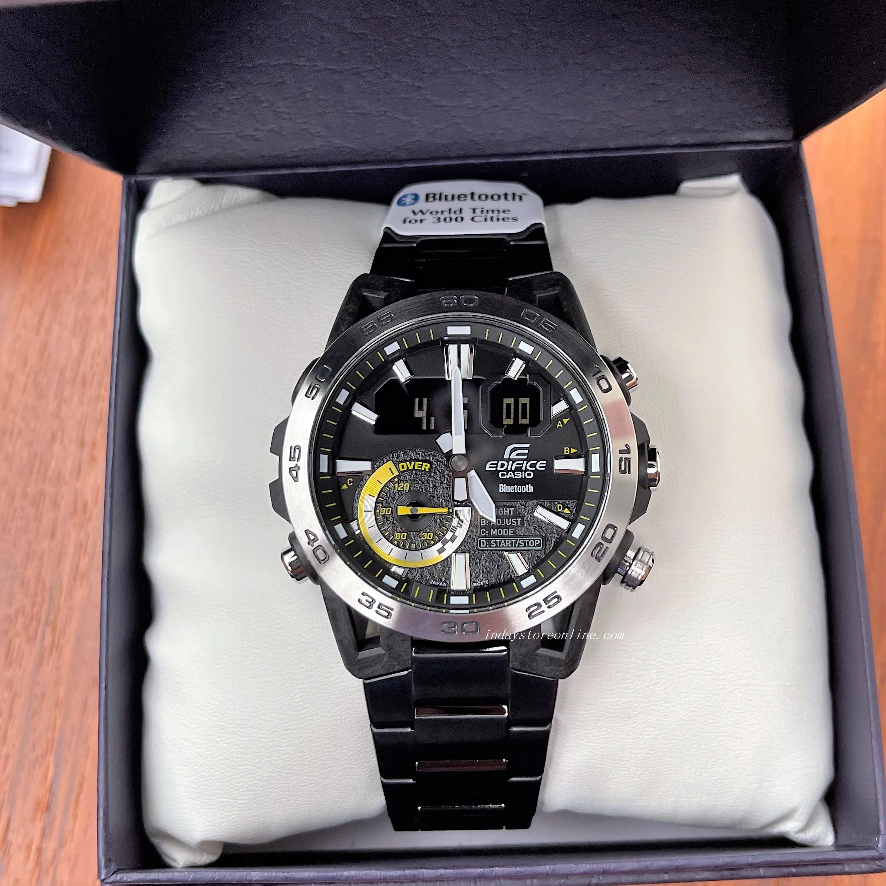 Casio Edifice Men's Watch ECB-40DC-1A Edifice Sospensione Mobile link Bluetooth
