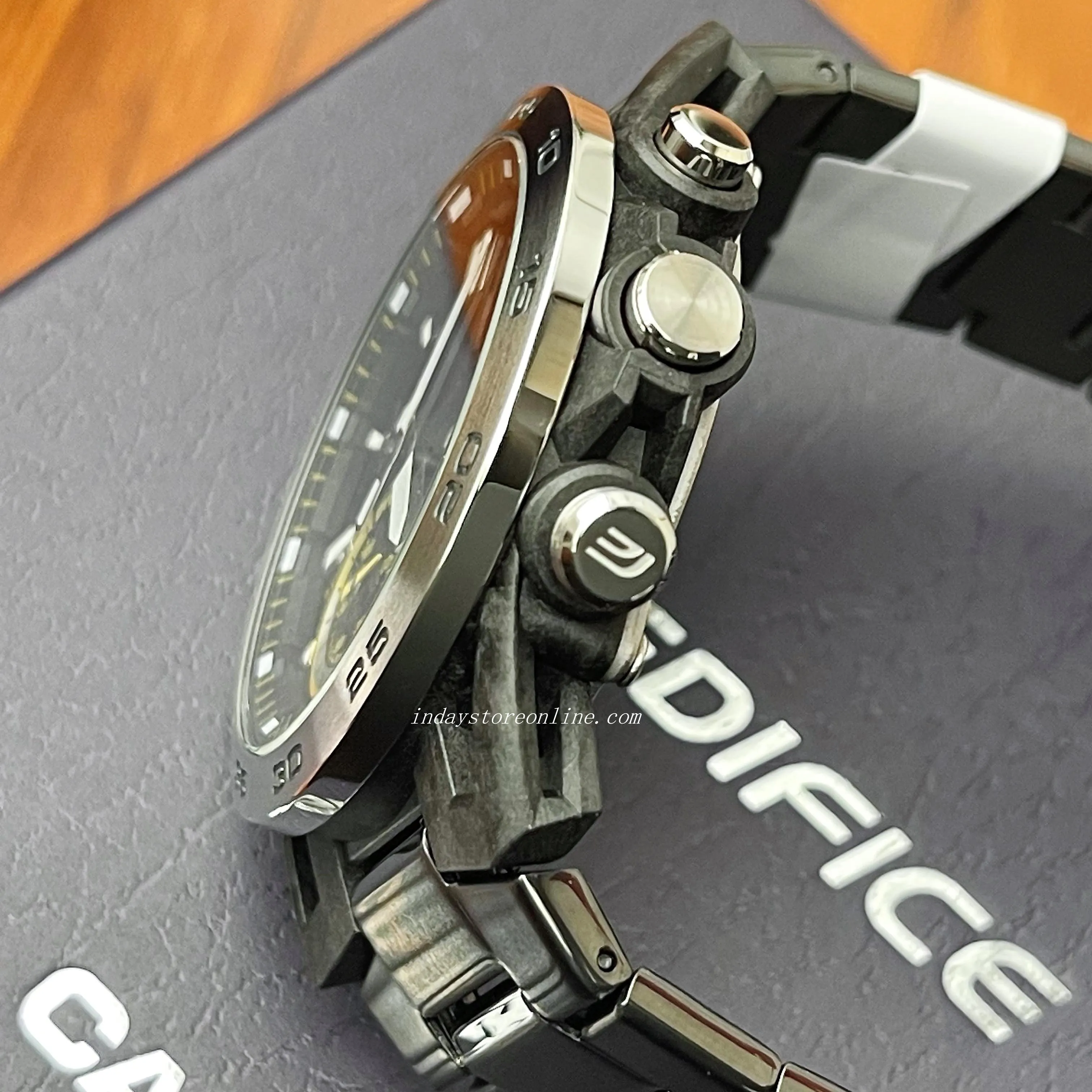 Casio Edifice Men's Watch ECB-40DC-1A Edifice Sospensione Mobile link Bluetooth