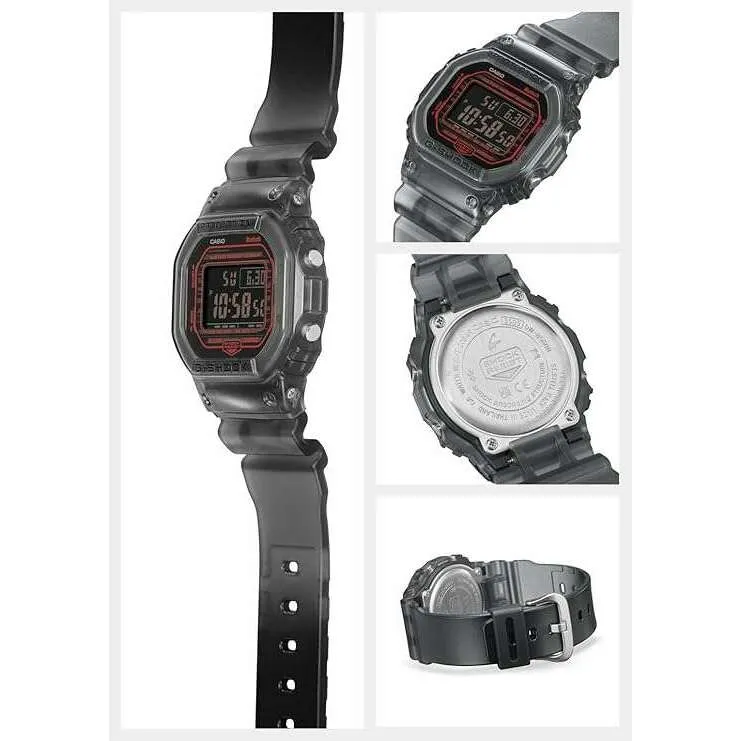 CASIO G-SHOCK BLUETOOTH DAY-DATE DIGITAL DIAL BLACK SKELETON MEN WATCH DW-B5600G-1JF