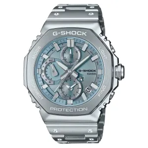 Casio G-Shock Full Analog Steel Ice Blue Bluetooth Casioak GMCB2100AD-2A